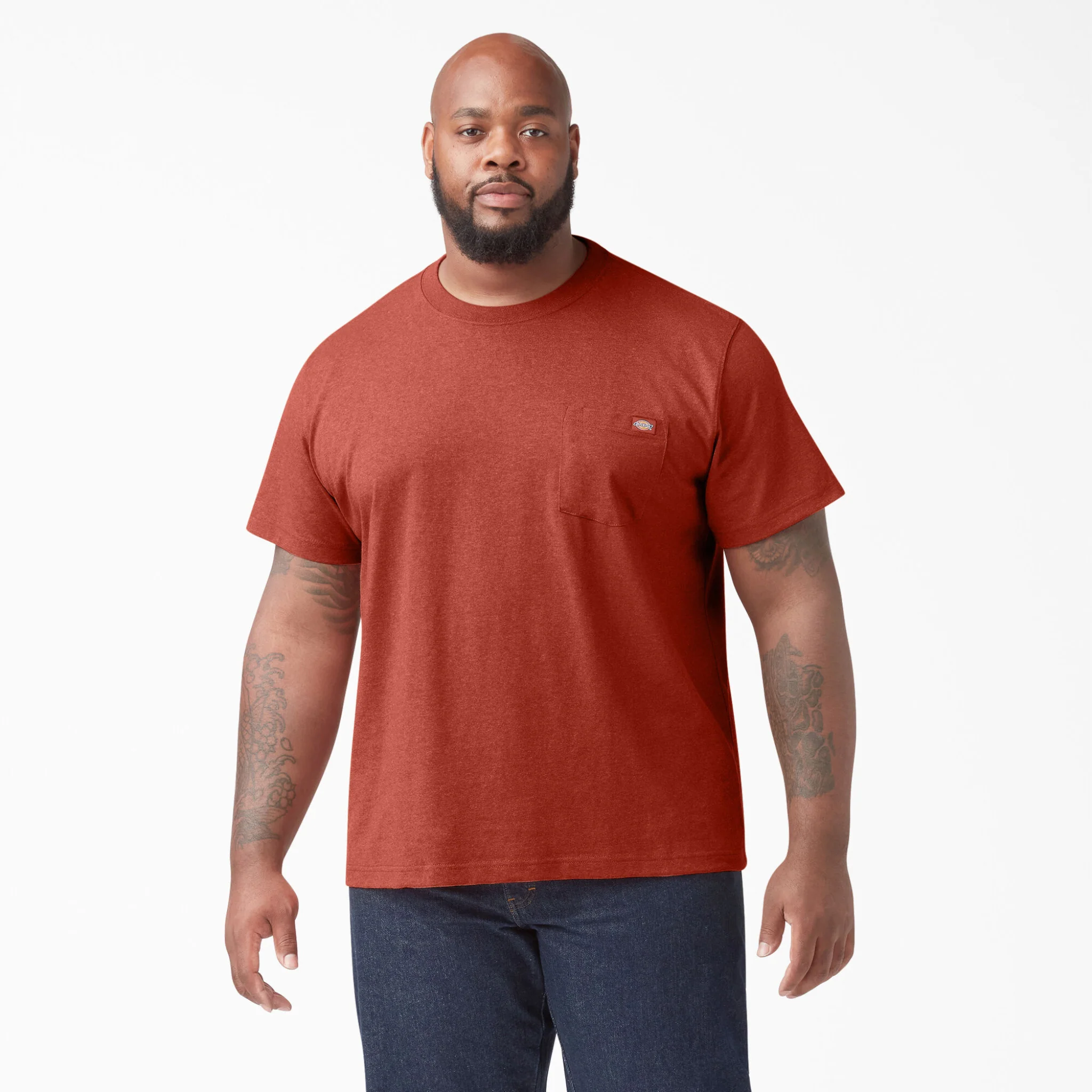 Dickies Heavyweight Heathered Short Sleeve Pocket T-Shirt - Big and Tall WS450 - Image 17