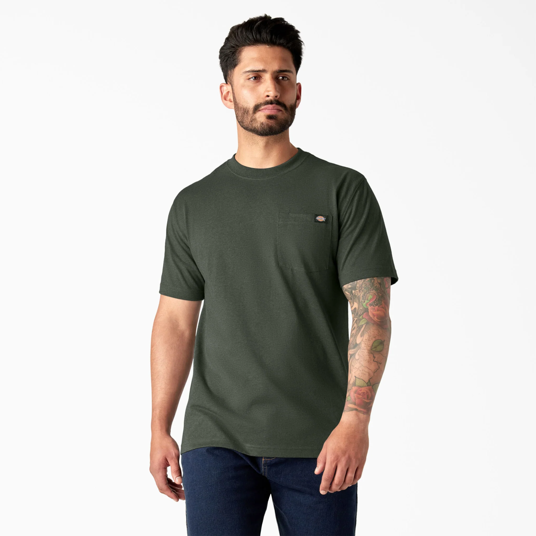 Dickies Heavyweight Heathered Short Sleeve Pocket T-Shirt - Big and Tall WS450 - Image 18