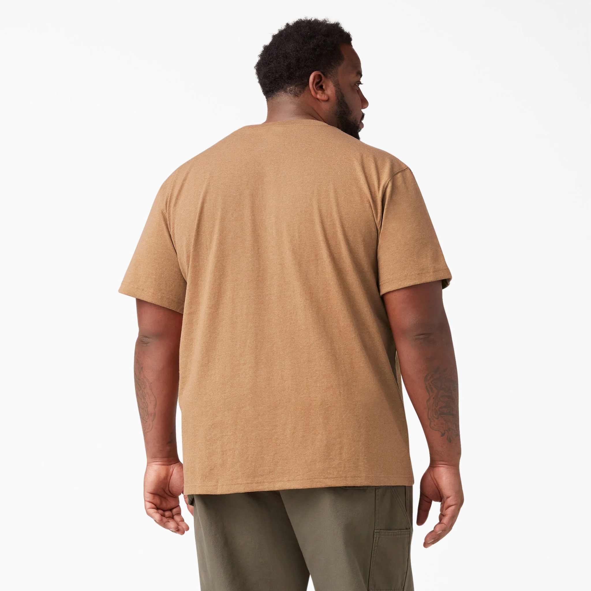 Dickies Heavyweight Heathered Short Sleeve Pocket T-Shirt - Big and Tall WS450 - Image 3