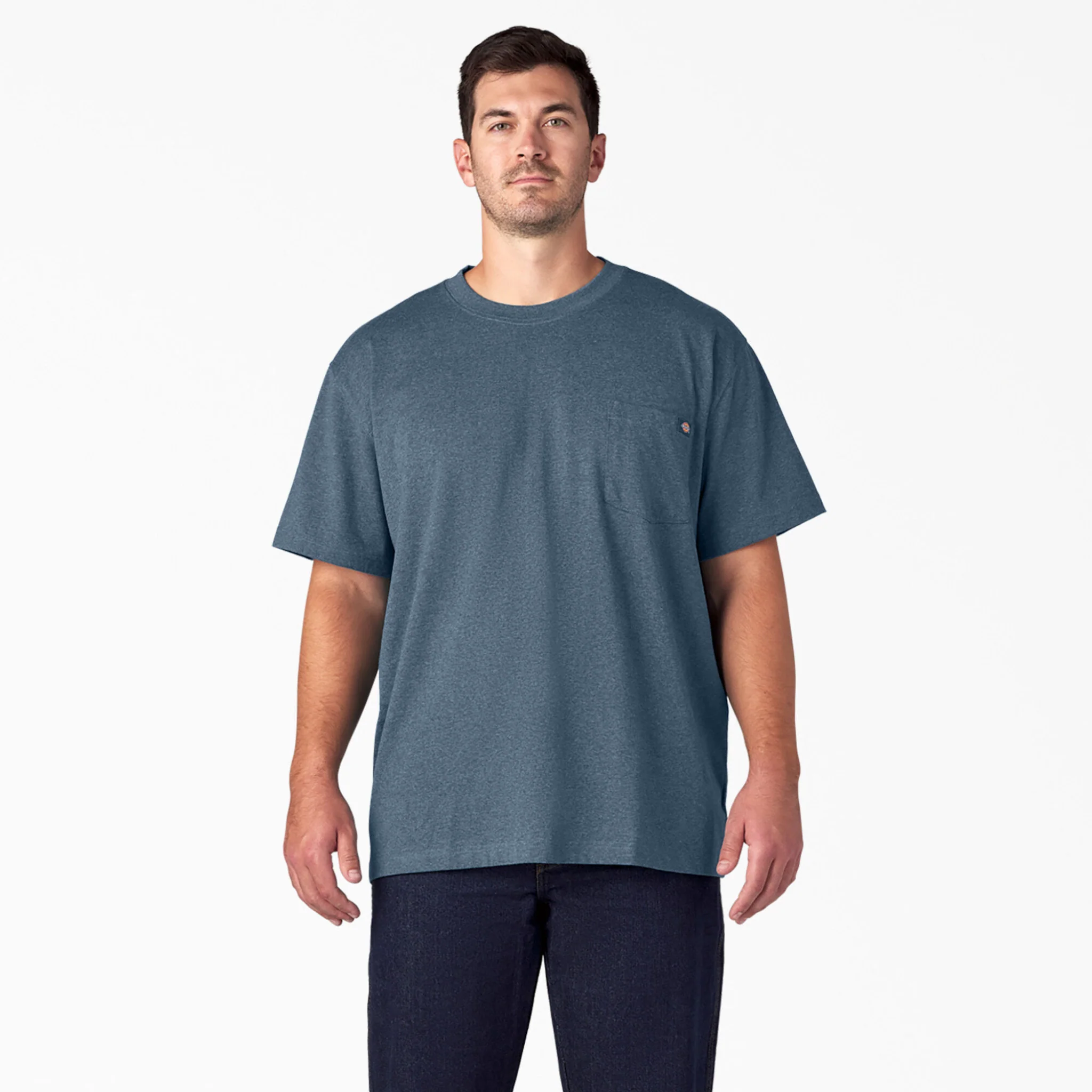 Dickies Heavyweight Heathered Short Sleeve Pocket T-Shirt - Big and Tall WS450 - Image 4