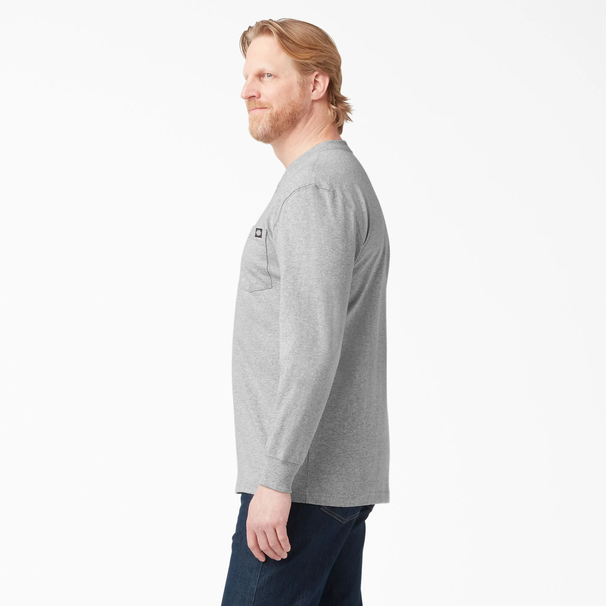 Dickies Heavyweight Long Sleeve Henley T-Shirt - Image 17