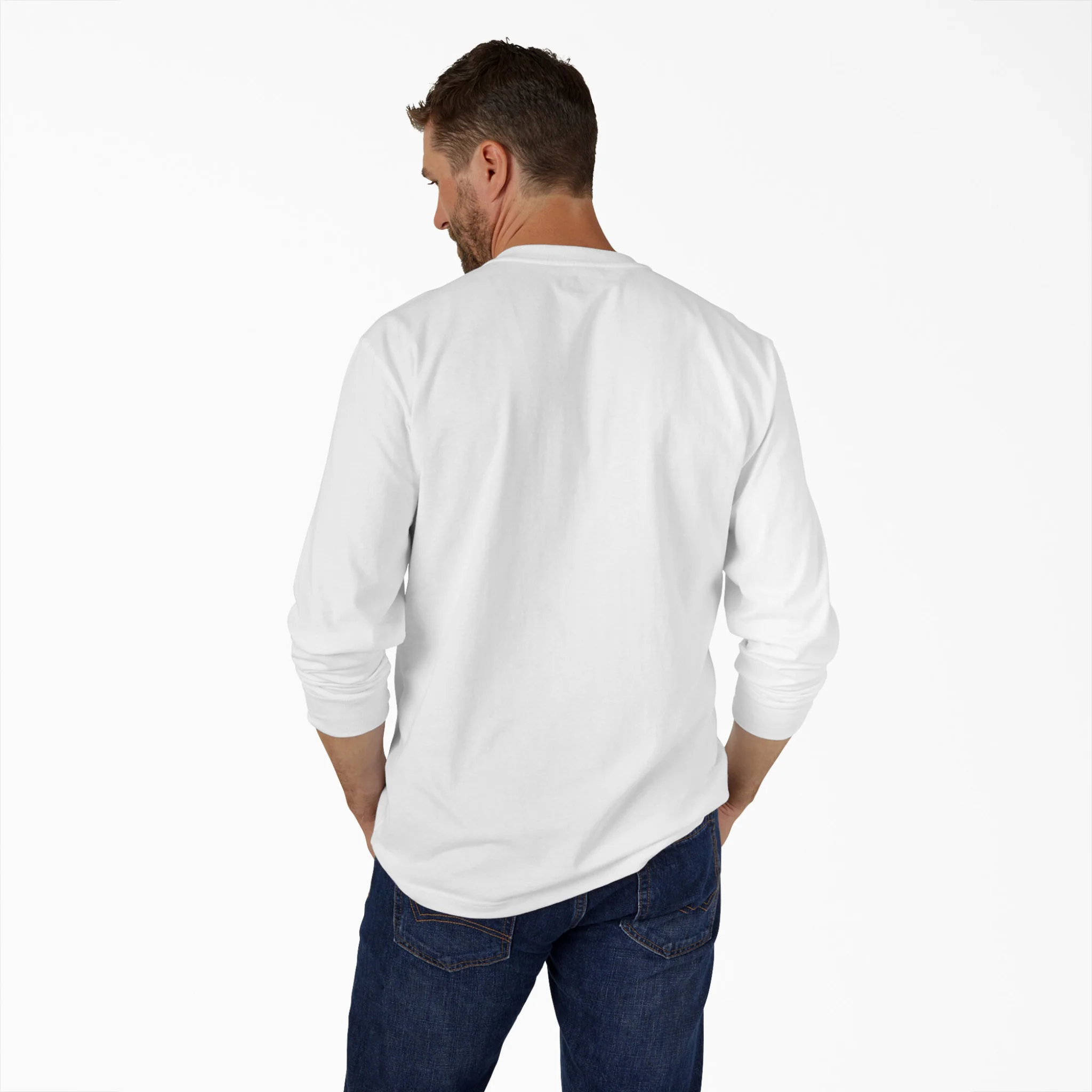 Dickies Heavyweight Long Sleeve Henley T-Shirt - Image 20