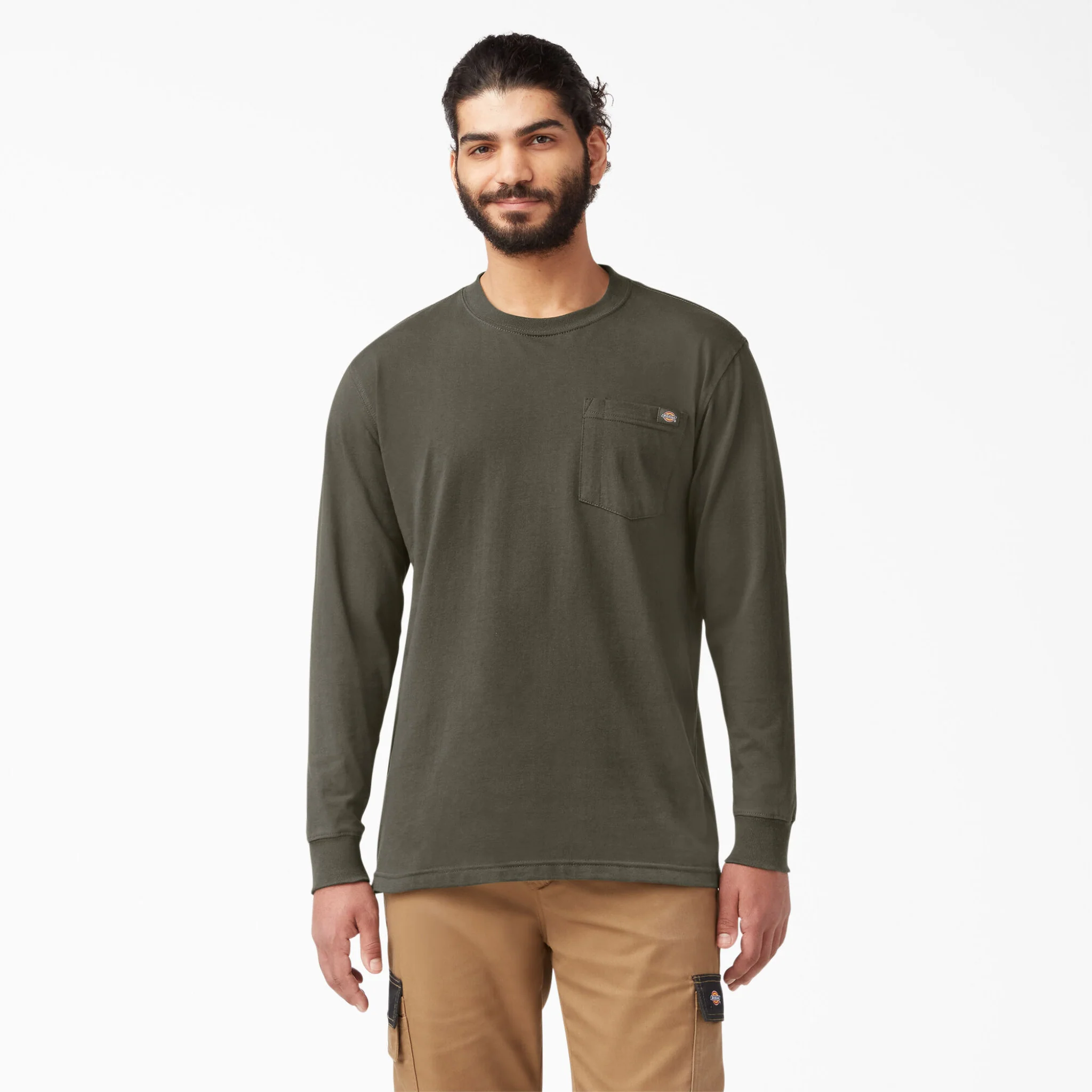 Dickies Heavyweight Long Sleeve Pocket T-Shirt - Image 14