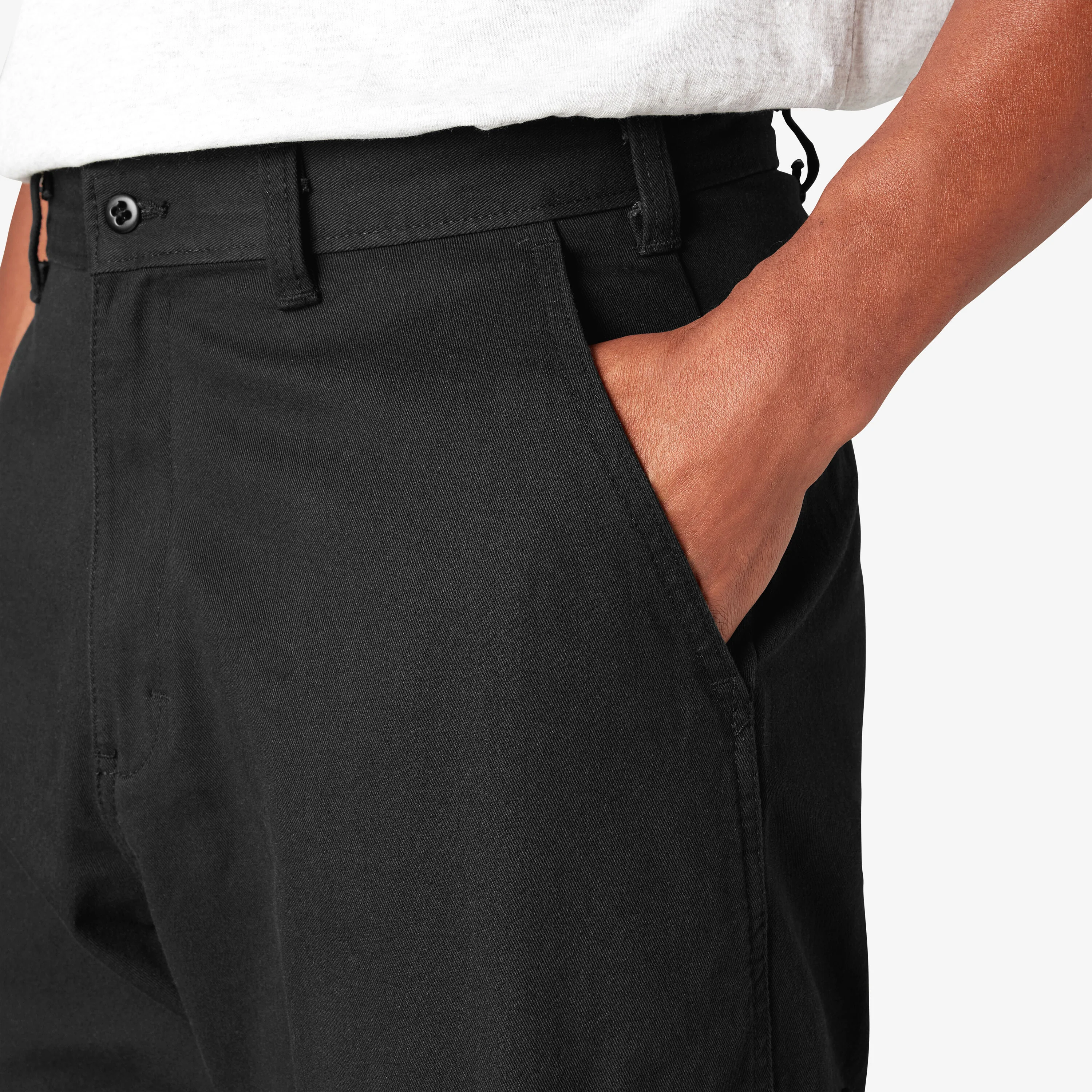 Dickies Loose Fit Cargo Pants - Rinsed Black  ( 23214RBK) - Image 5