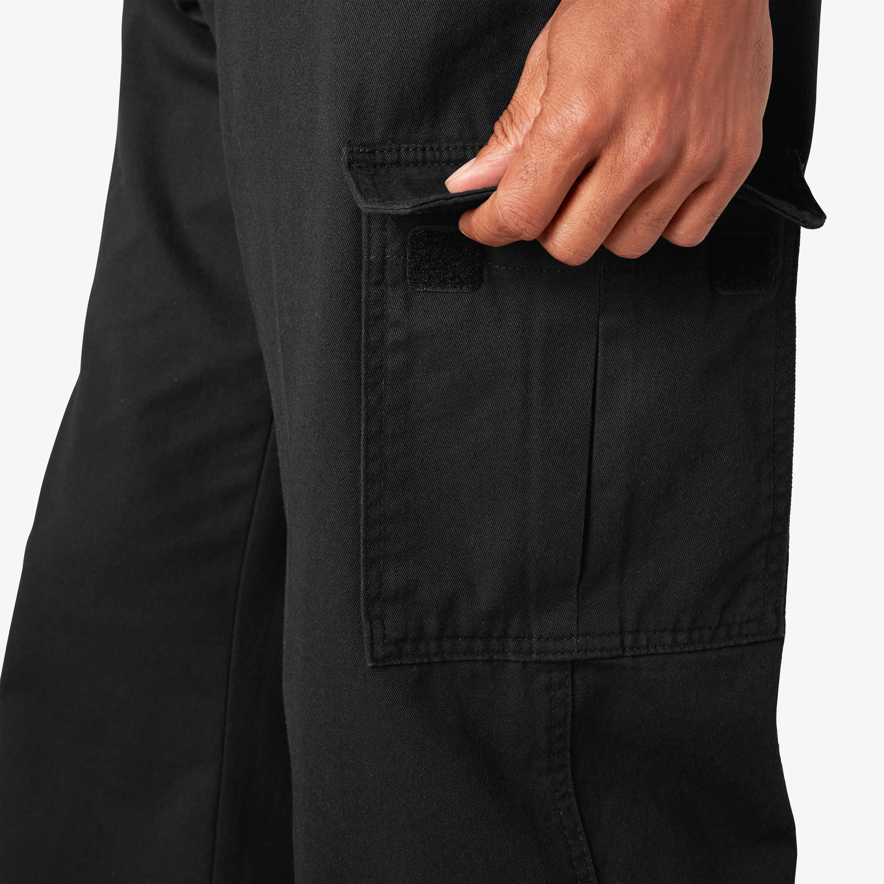 Dickies Loose Fit Cargo Pants - Rinsed Black  ( 23214RBK) - Image 7
