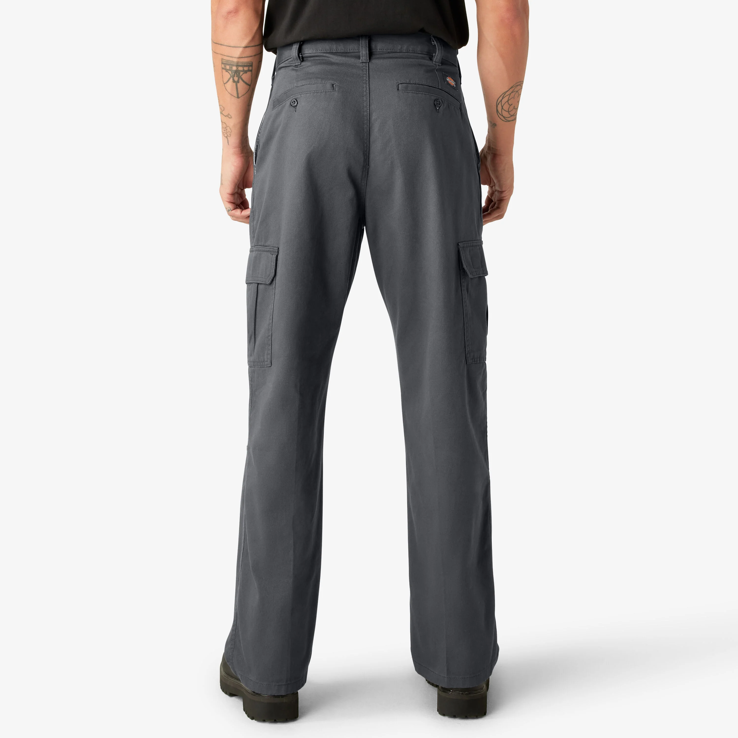 Dickies Loose Fit Cargo Pants - Rinsed Charcoal Gray (23214RCH) - Image 4