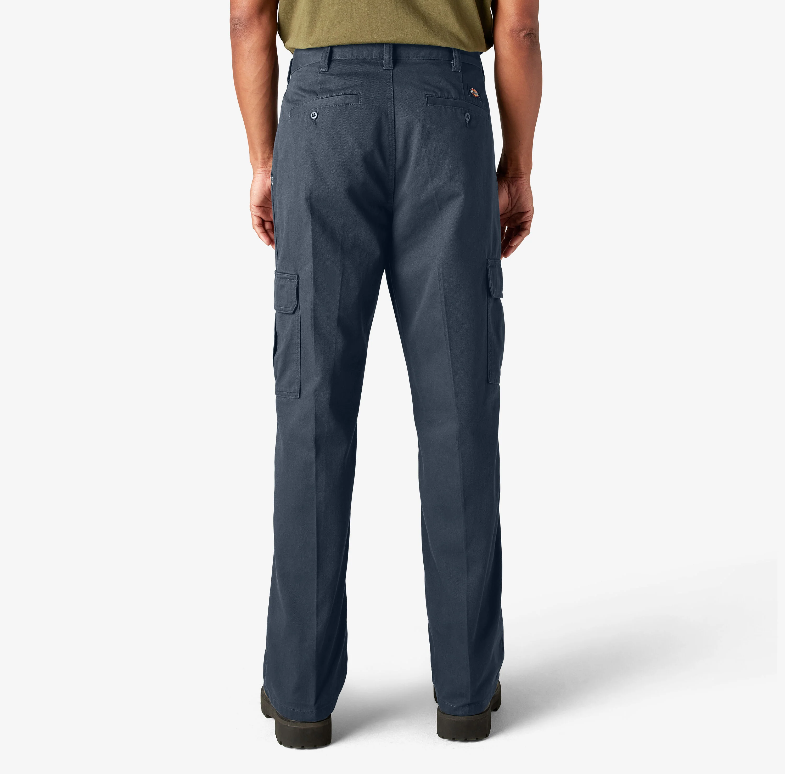 Dickies Loose Fit Cargo Pants - Rinsed Dark Navy (23214RDN) - Image 4