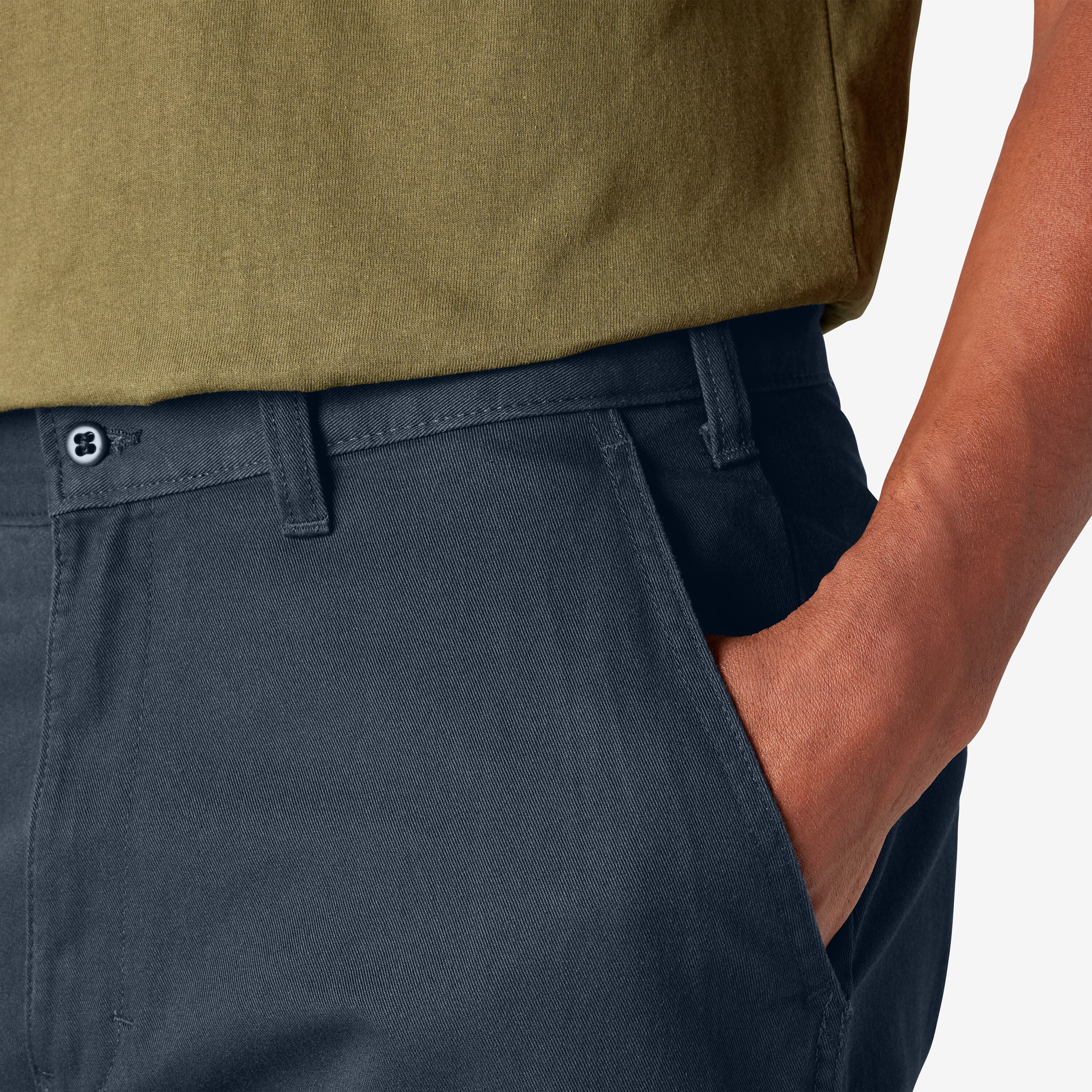 Dickies Loose Fit Cargo Pants - Rinsed Dark Navy (23214RDN) - Image 5
