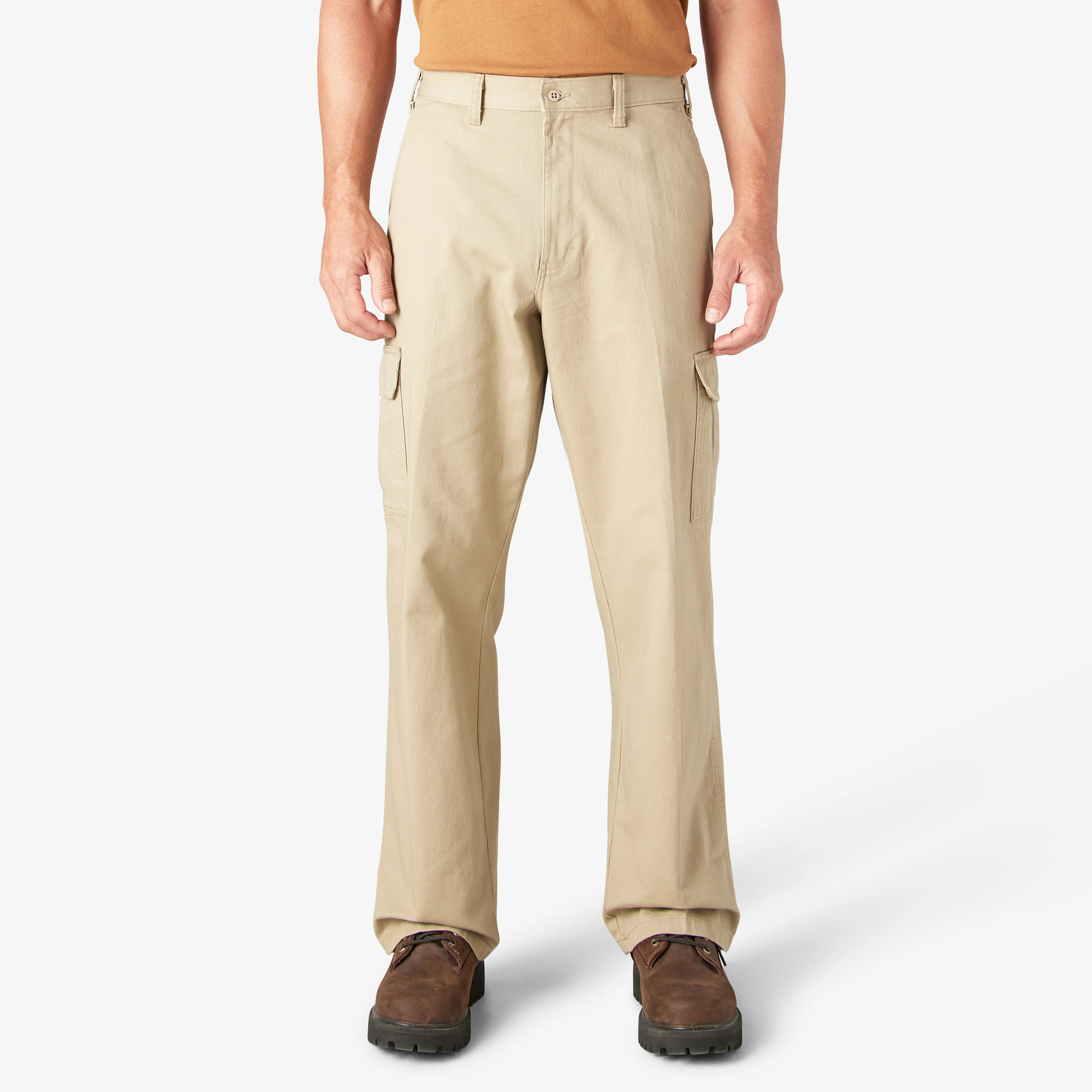 Dickies Loose Fit Cargo Pants - Rinsed Khaki (23214RKH)