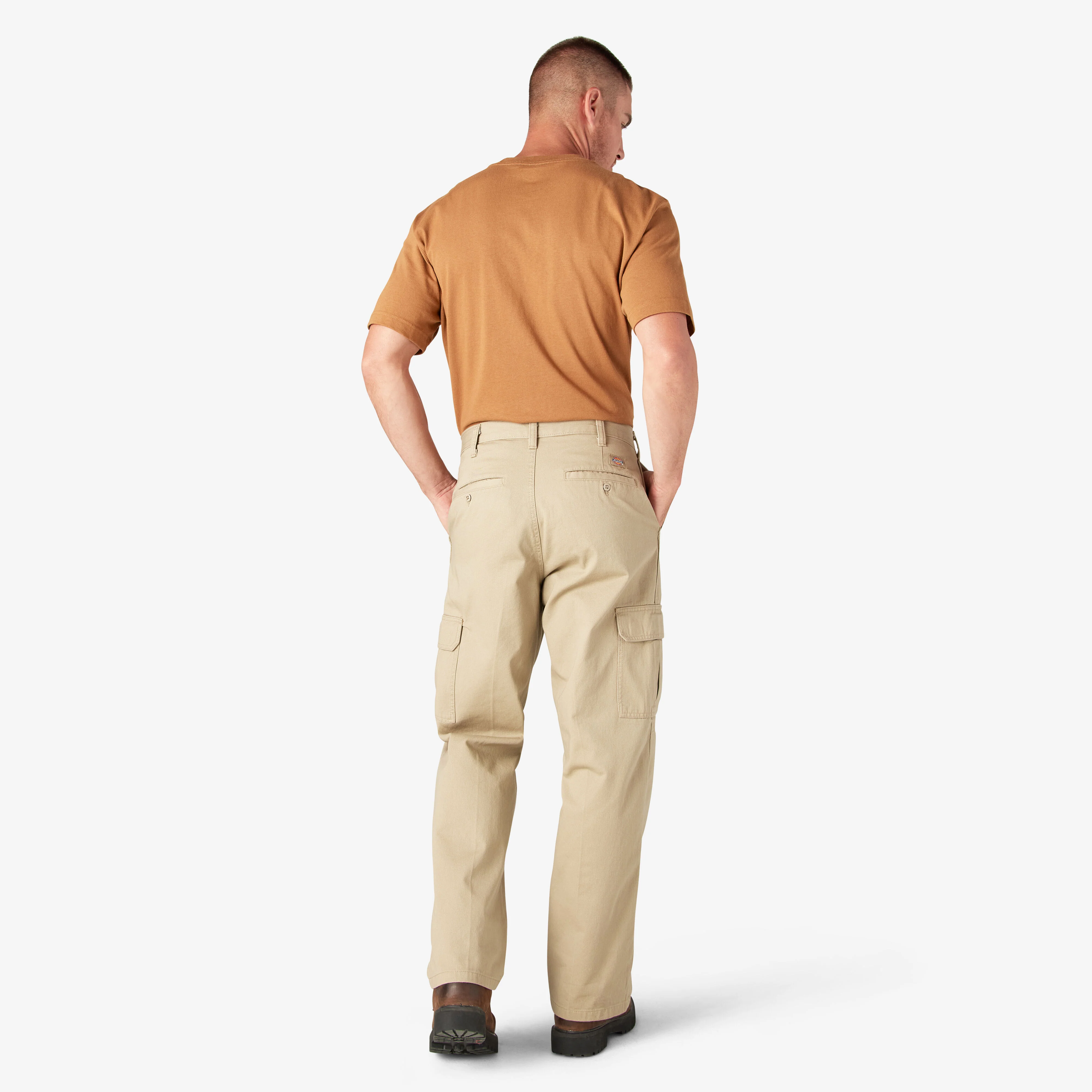 Dickies Loose Fit Cargo Pants - Rinsed Khaki (23214RKH) - Image 8