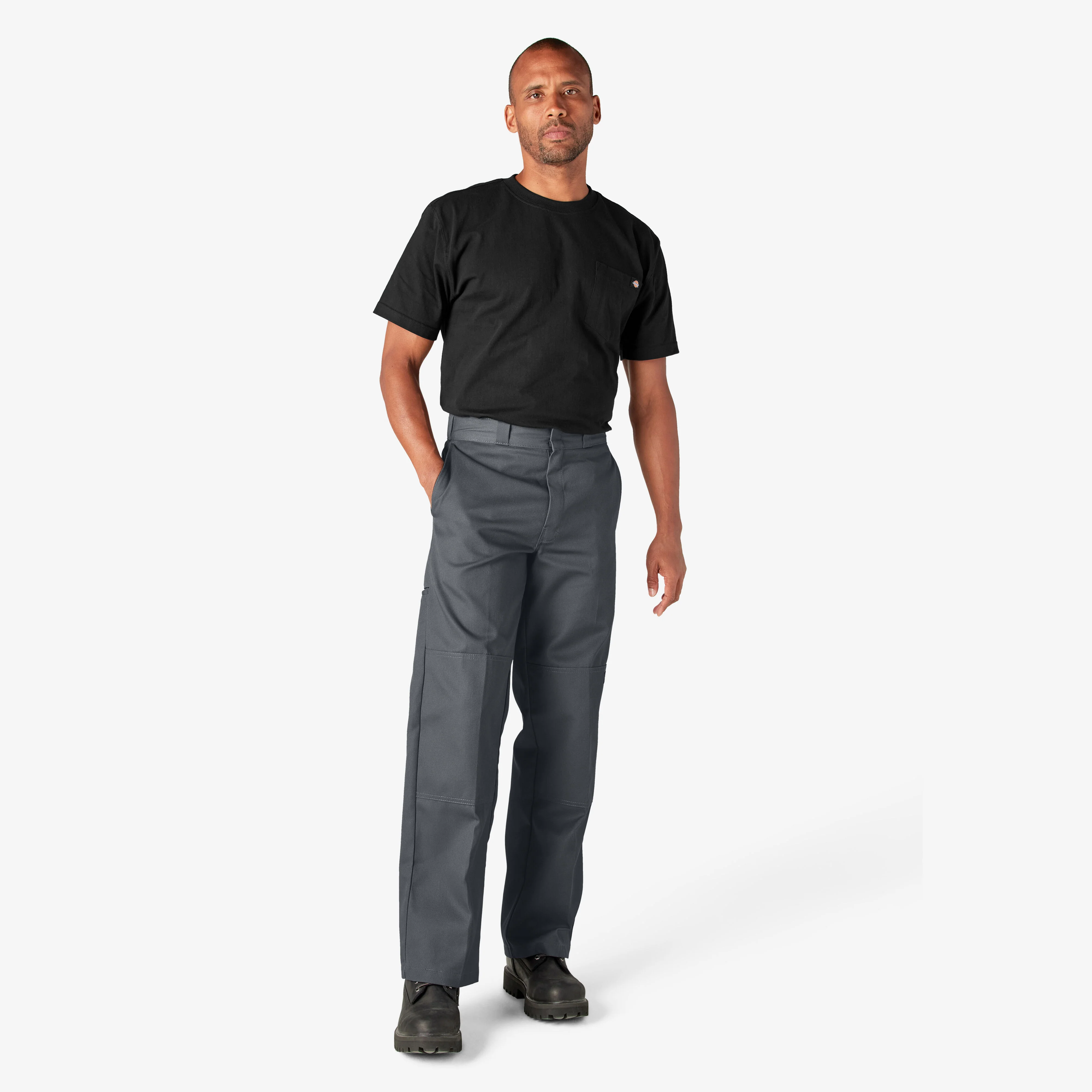 Dickies Loose Fit Double Knee Work Pants - Charcoal 85283 - Image 12