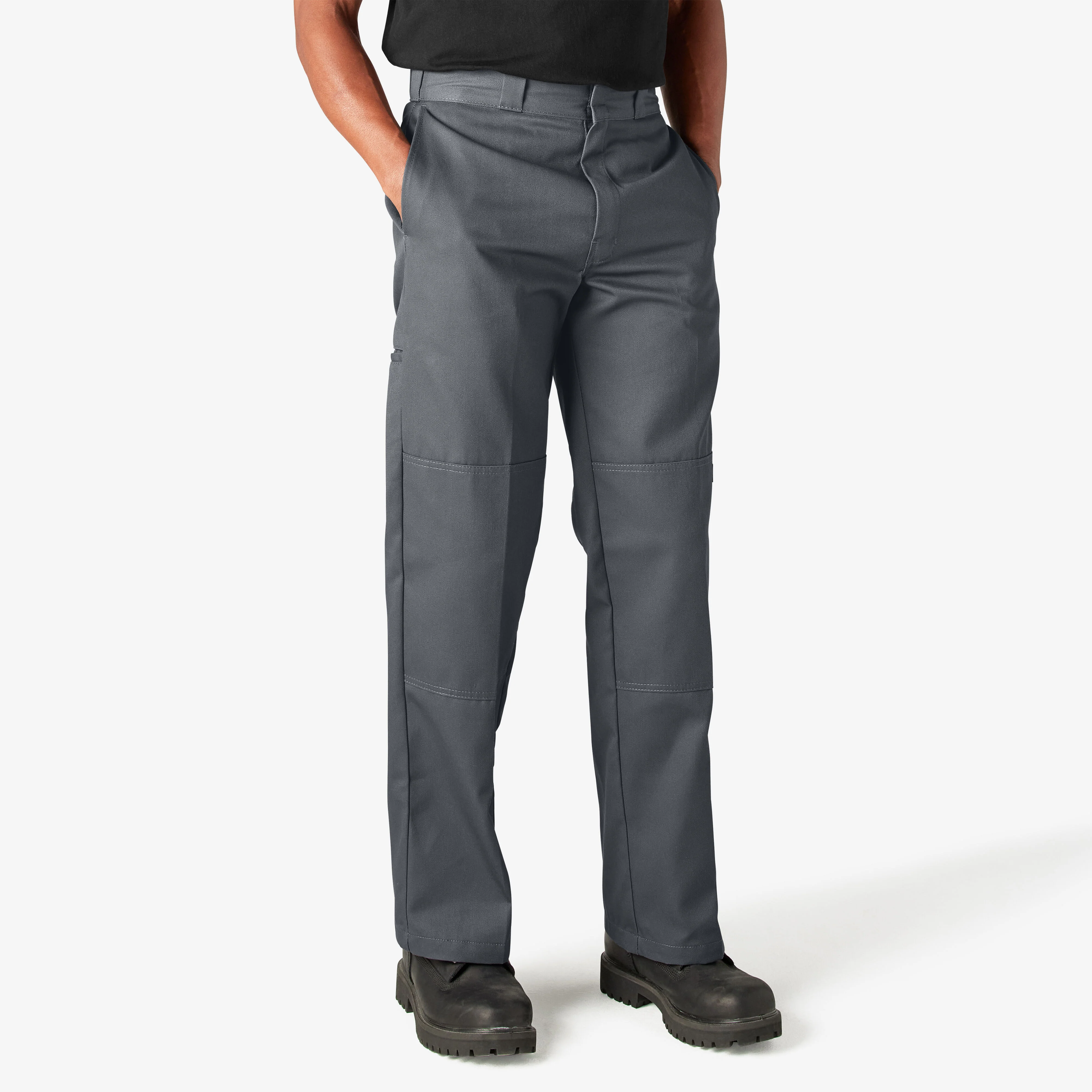 Dickies Loose Fit Double Knee Work Pants - Charcoal 85283 - Image 2