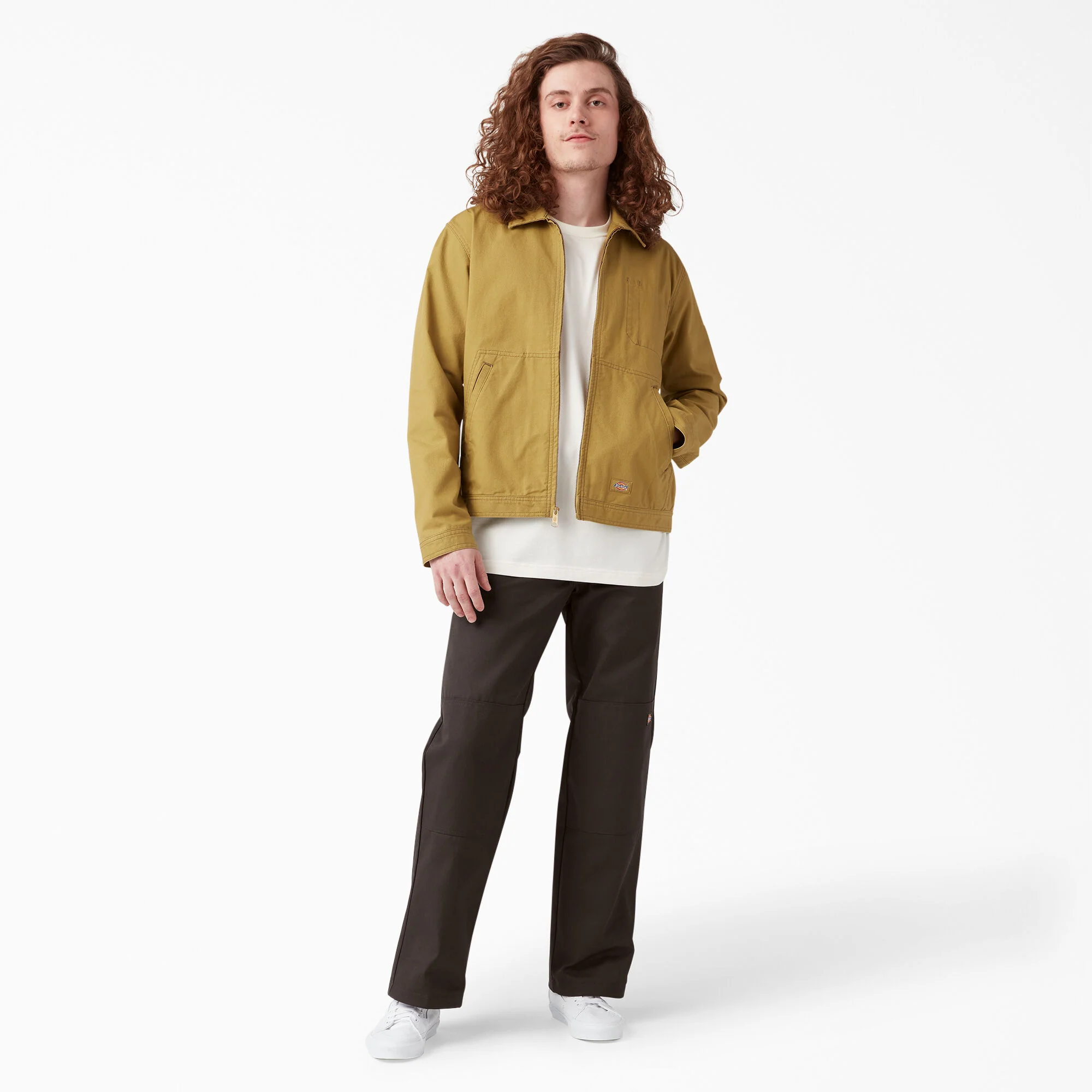 Dickies Loose Fit Double Knee Work Pants - Dark Brown 85283 - Image 10