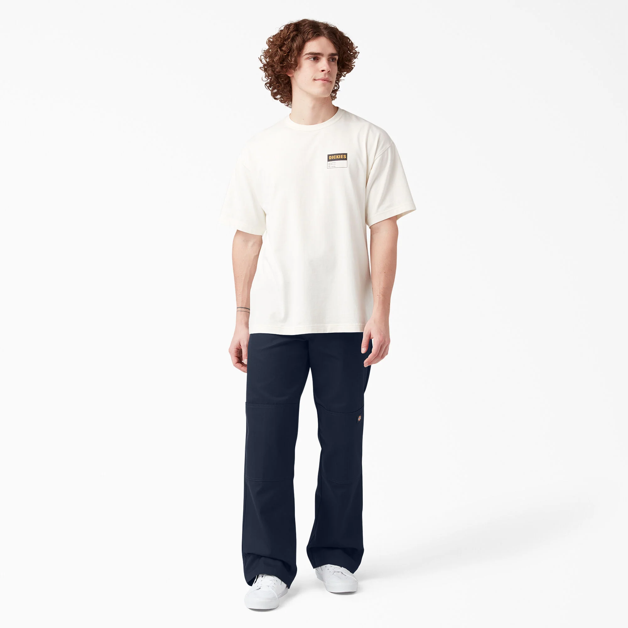 Dickies Loose Fit Double Knee Work Pants - Dark Navy 85283 - Image 11