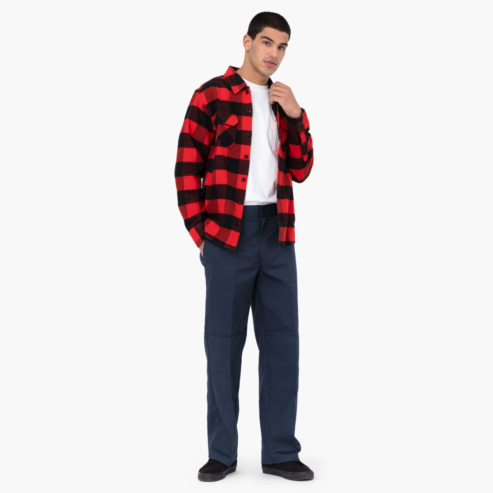 Dickies Loose Fit Double Knee Work Pants - Dark Navy 85283 - Image 12