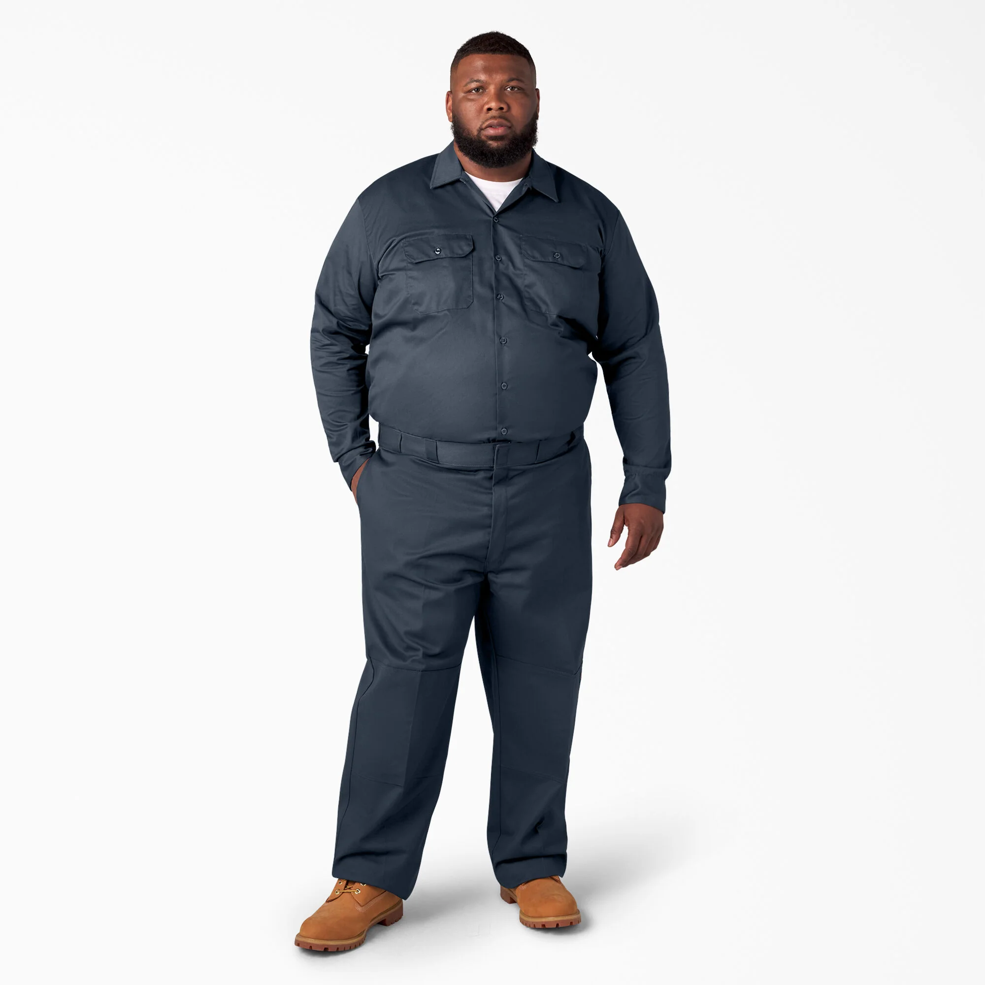 Dickies Loose Fit Double Knee Work Pants - Dark Navy 85283 - Image 9