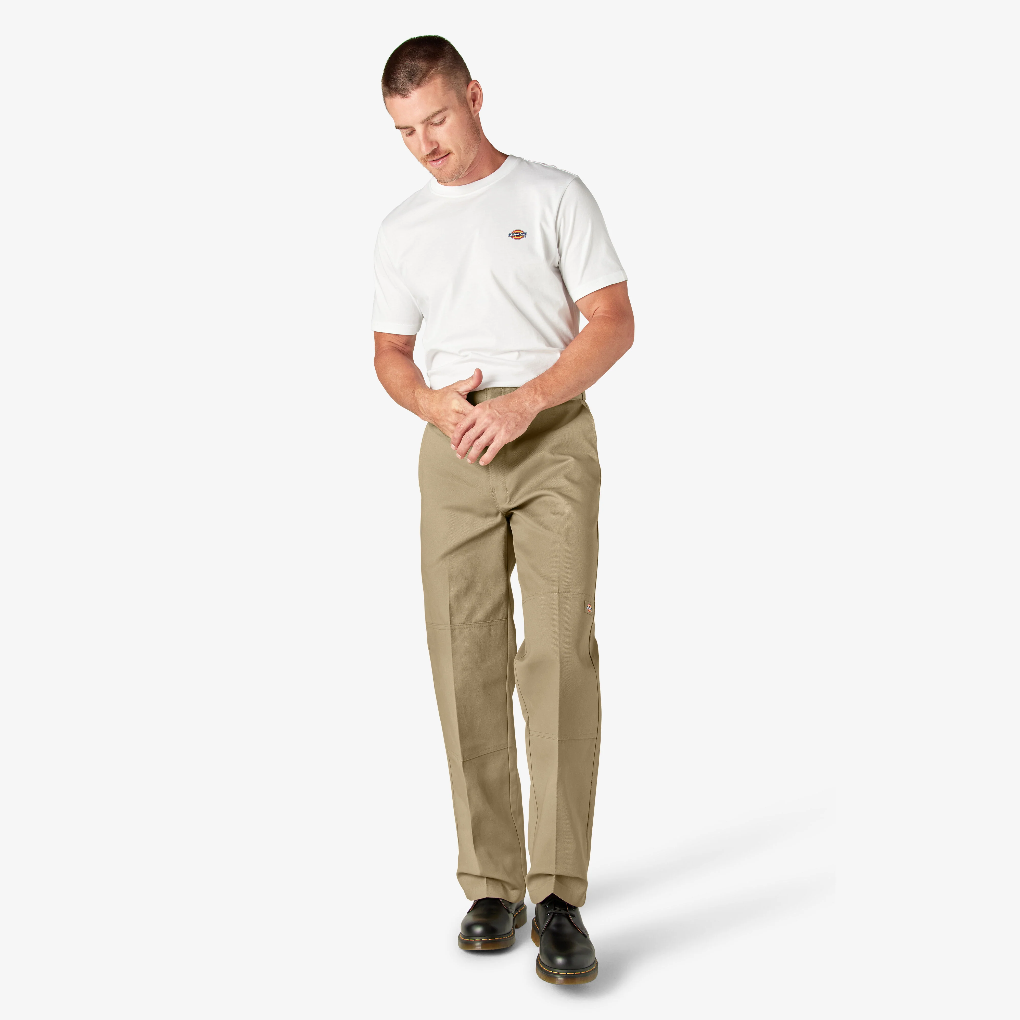 Dickies Loose Fit Double Knee Work Pants - Khaki 85283 - Image 11