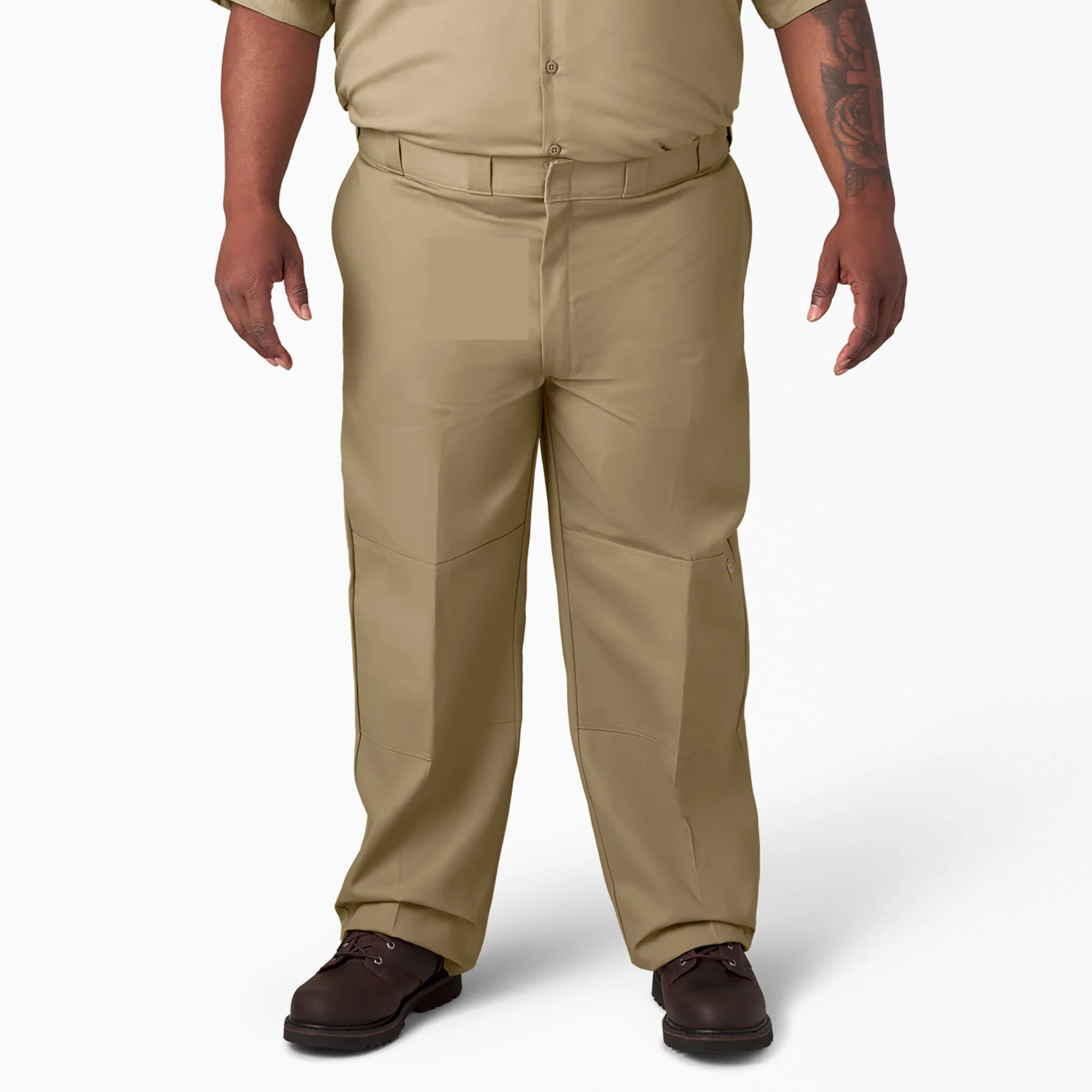 Dickies Loose Fit Double Knee Work Pants - Khaki 85283 - Image 7