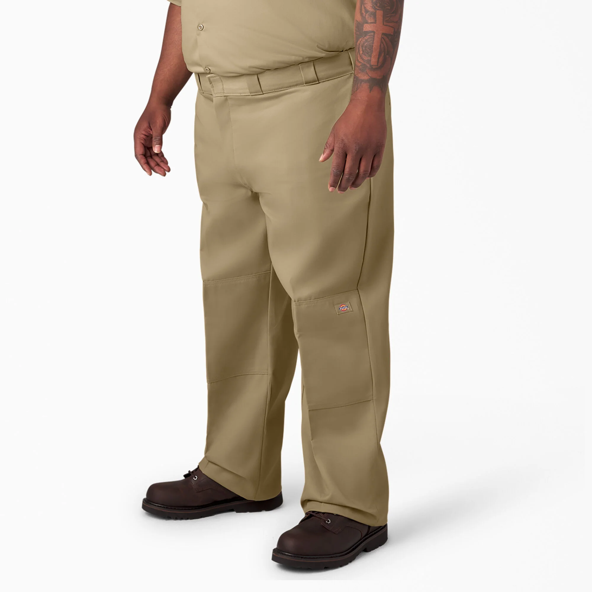 Dickies Loose Fit Double Knee Work Pants - Khaki 85283 - Image 8