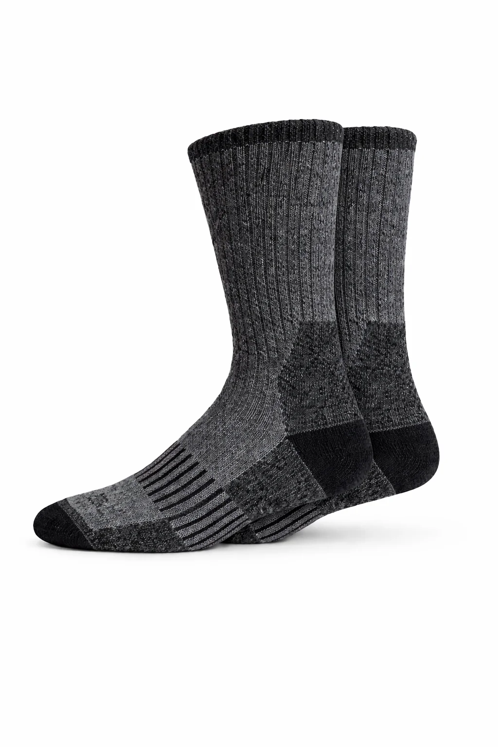 Dickies Men's 2 Packs Wool Blend Thermal Crew Socks, Sizes 6-12 ( I21052  -  I201008 ) - Image 2
