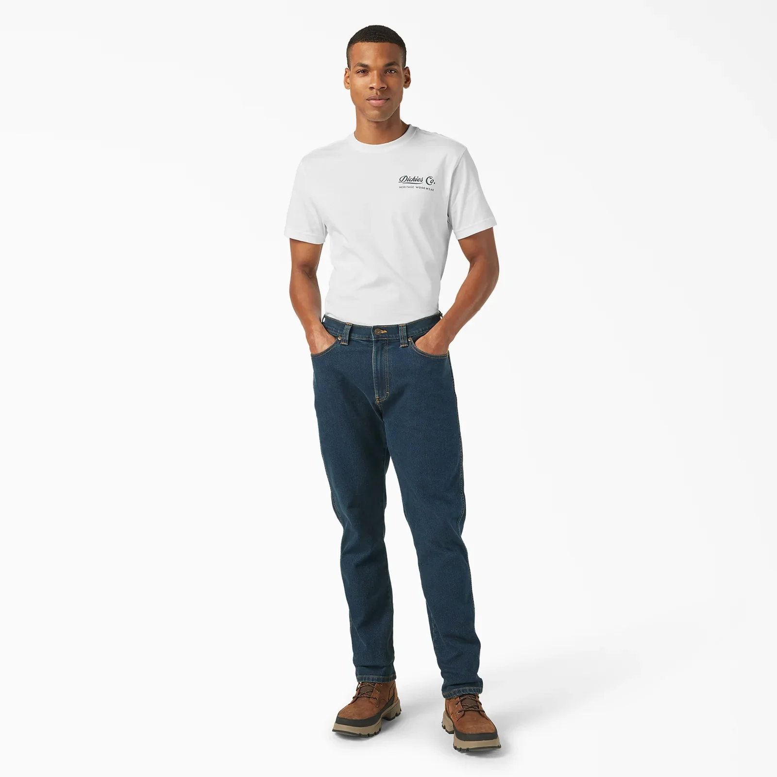 Dickies MENS 5-POCKET SLIM STRAIGHT JEAN-A85WX-DWI - Image 4