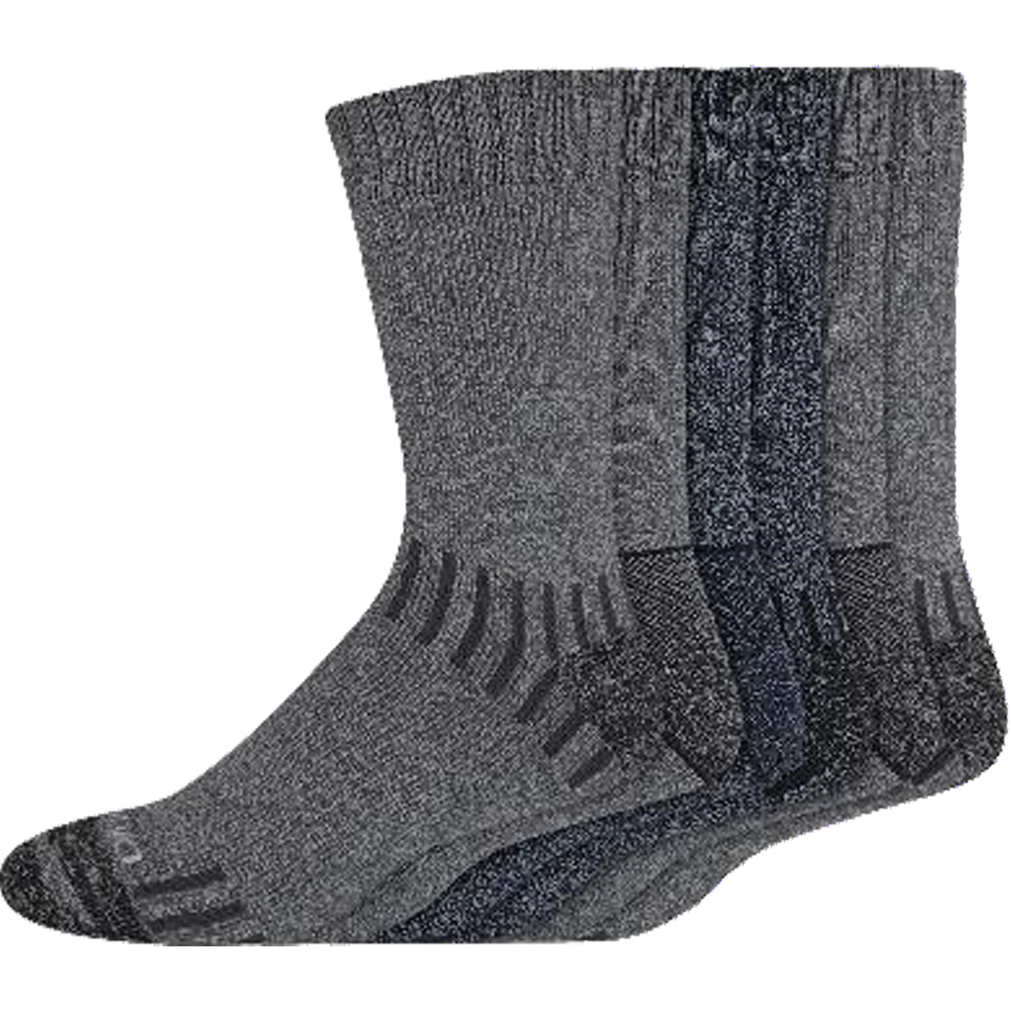 Dickies Men's 6 Packs The Trekker Crew Accent Heel/Toe Asst Socks, Sizes 6-12 ( I611011 )
