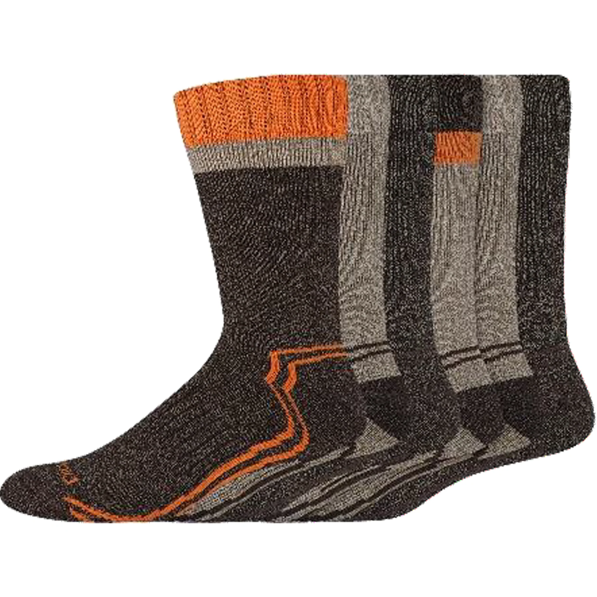 Dickies Men's 6 Packs The Trekker Crew Wide Welt Asst Sock, Sizes 6-12 ( I611013 )