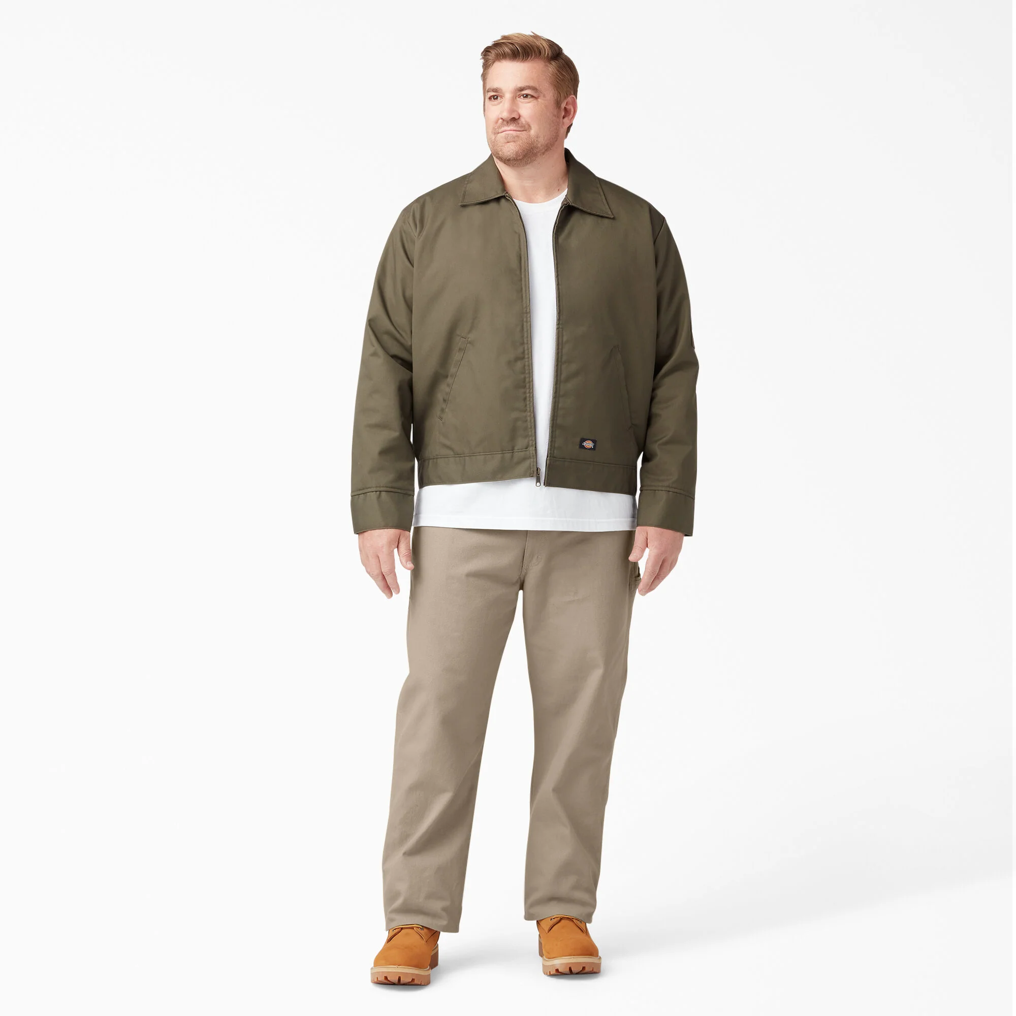 Dickies Relaxed Fit Heavyweight Duck Carpenter Pants - Rinsed Desert Sand (1939RDS) - Image 5