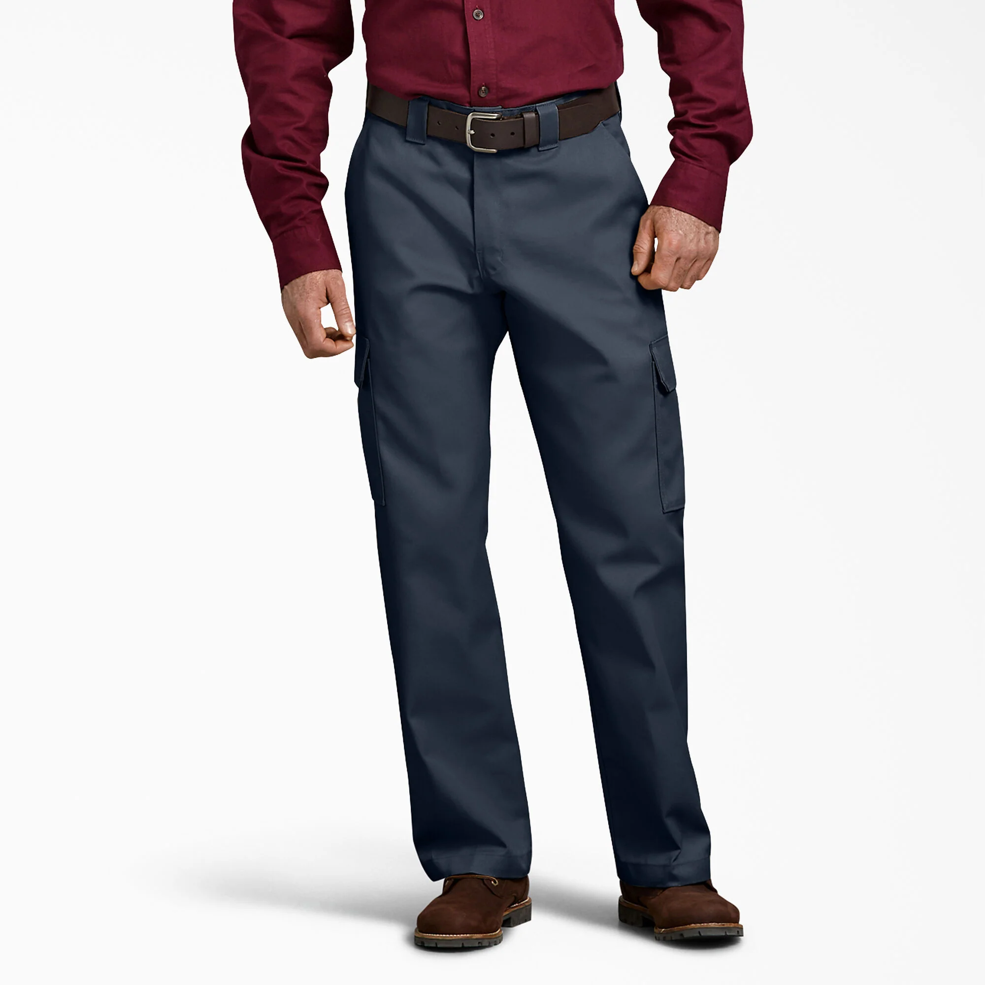 Dickies Relaxed Fit Straight Leg Cargo Pants - Dark Navy