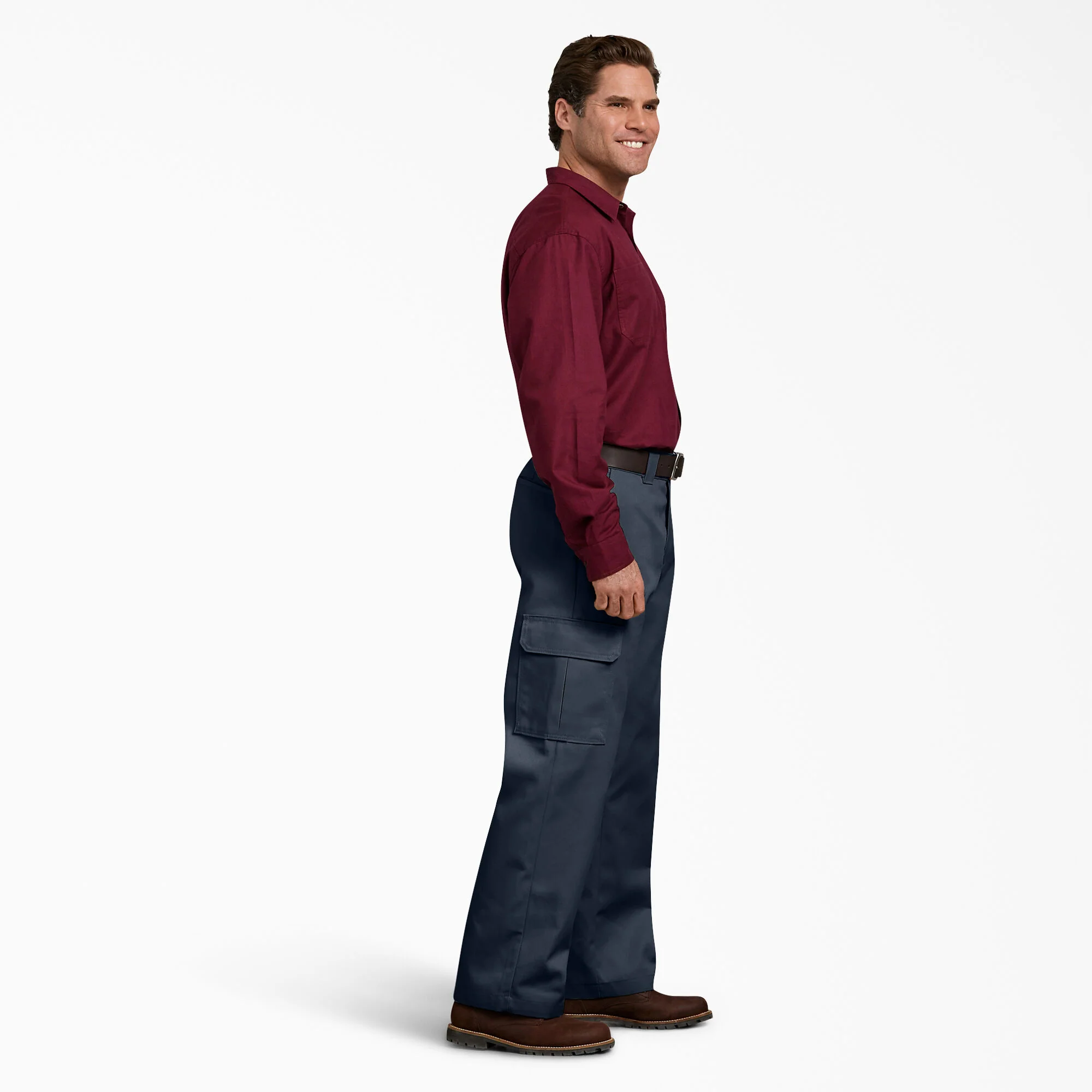 Dickies Relaxed Fit Straight Leg Cargo Pants - Dark Navy - Image 5