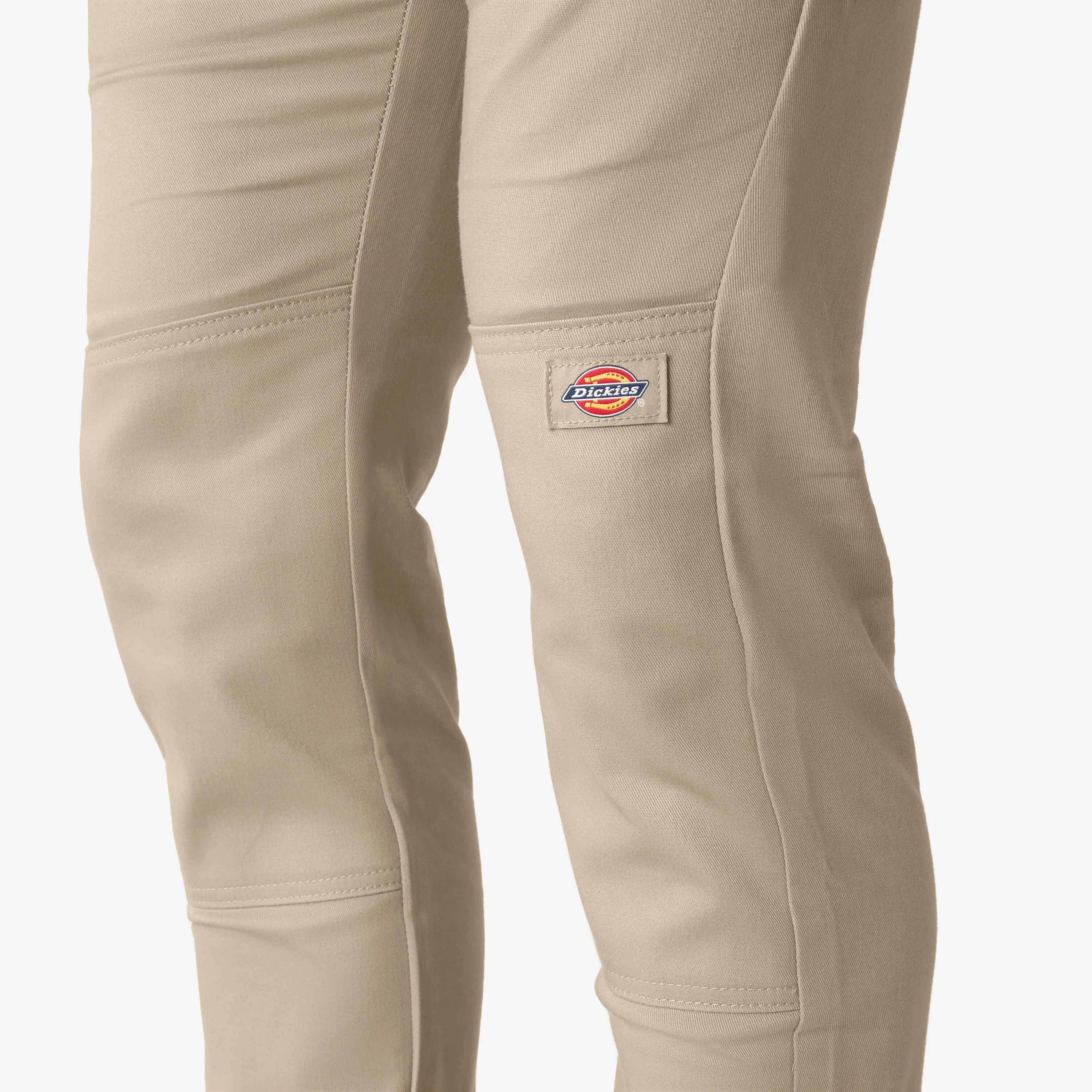 Dickies Skinny Fit Double Knee Work Pants - Desert Sand DWP811 - Image 5