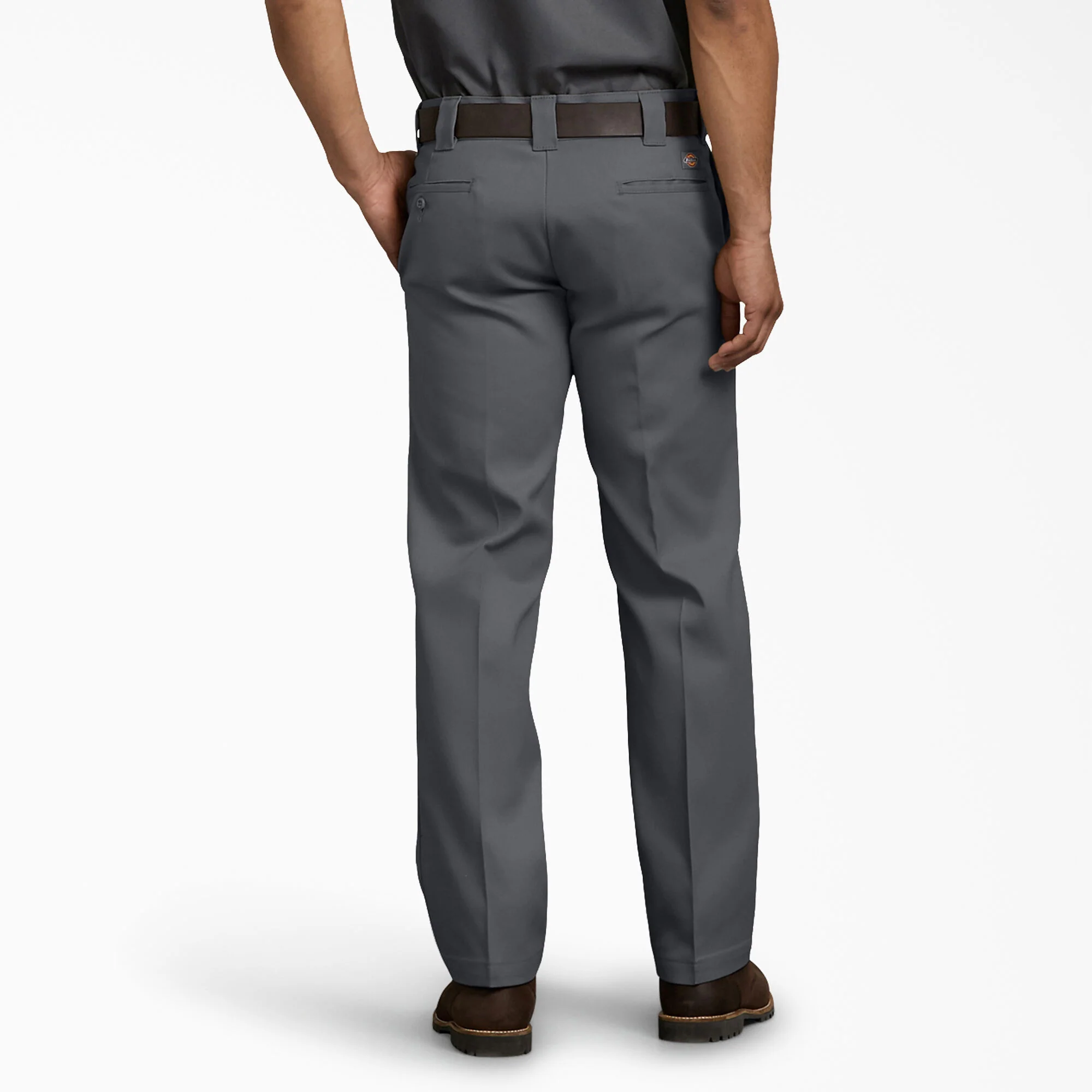 Dickies Slim Fit Straight Leg Work Pants, Charcoal (873F) - Image 2