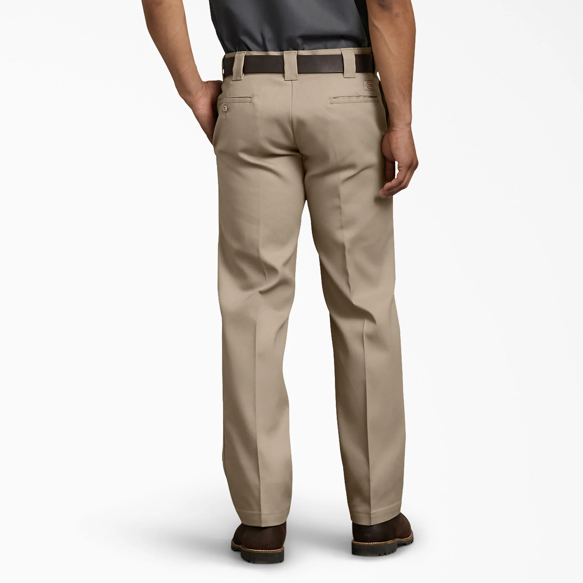 Dickies Slim Fit Straight Leg Work Pants, Desert Sand (873F) - Image 2