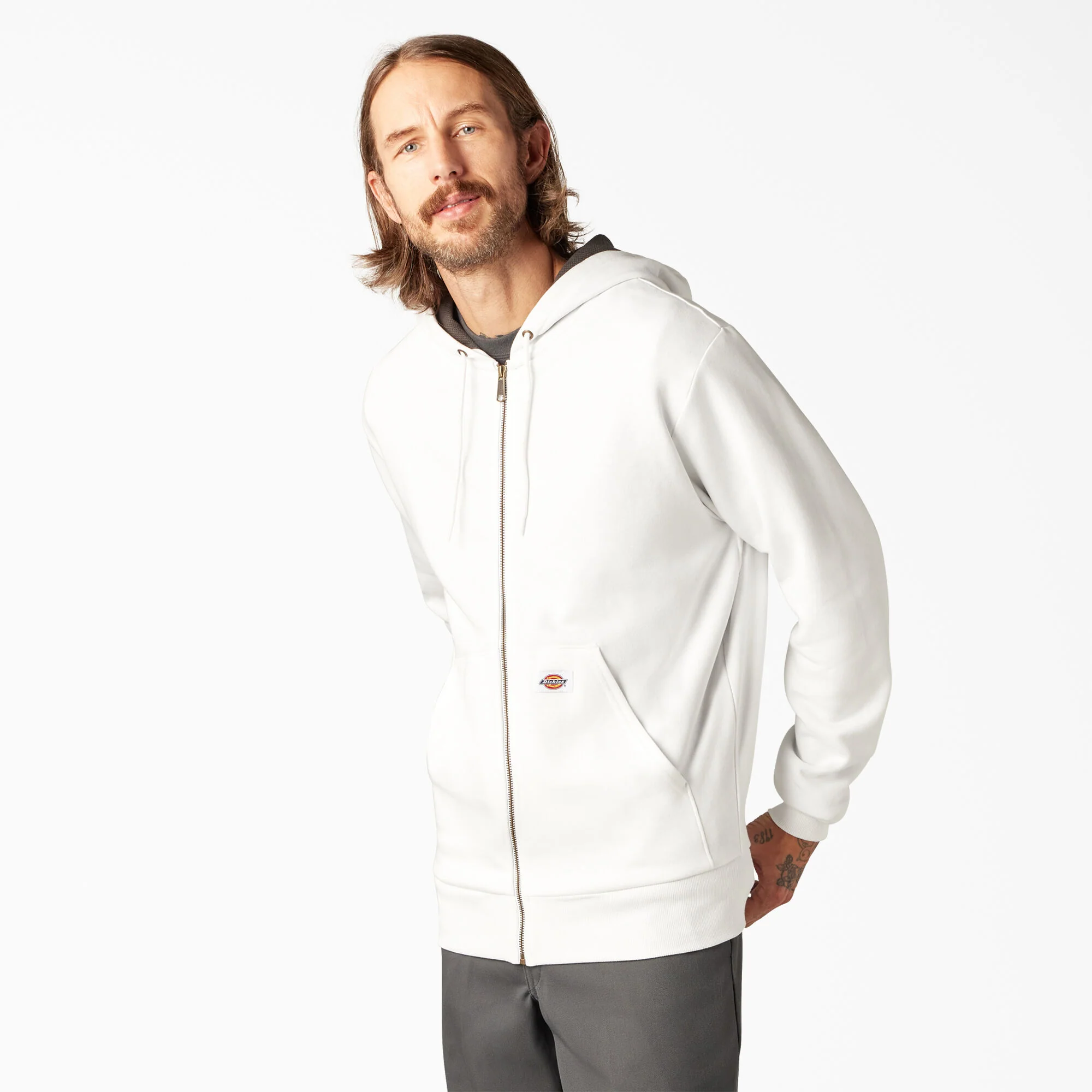 Dickies Thermal Lined Fleece Zip Hoodie - Image 2