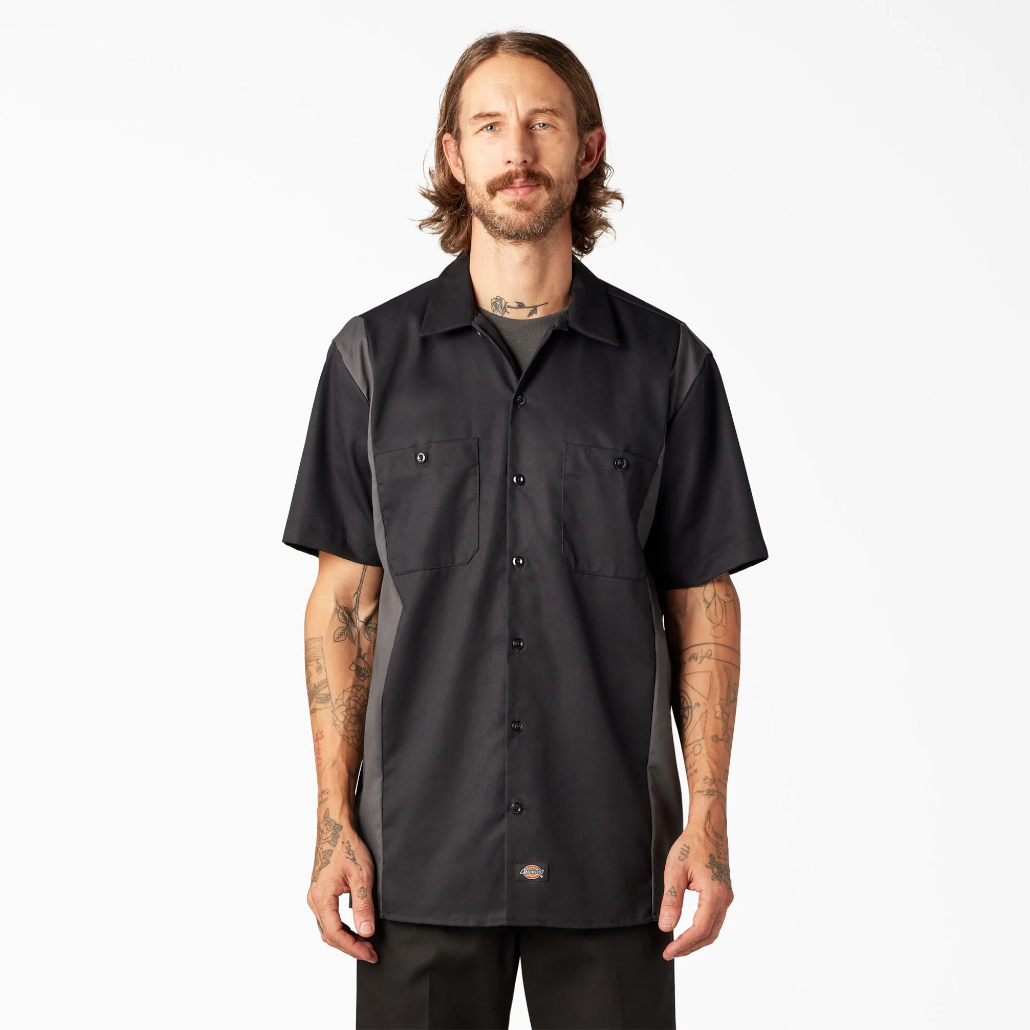 Dickies Two-Tone Short Sleeve Work Shirt (WS508)