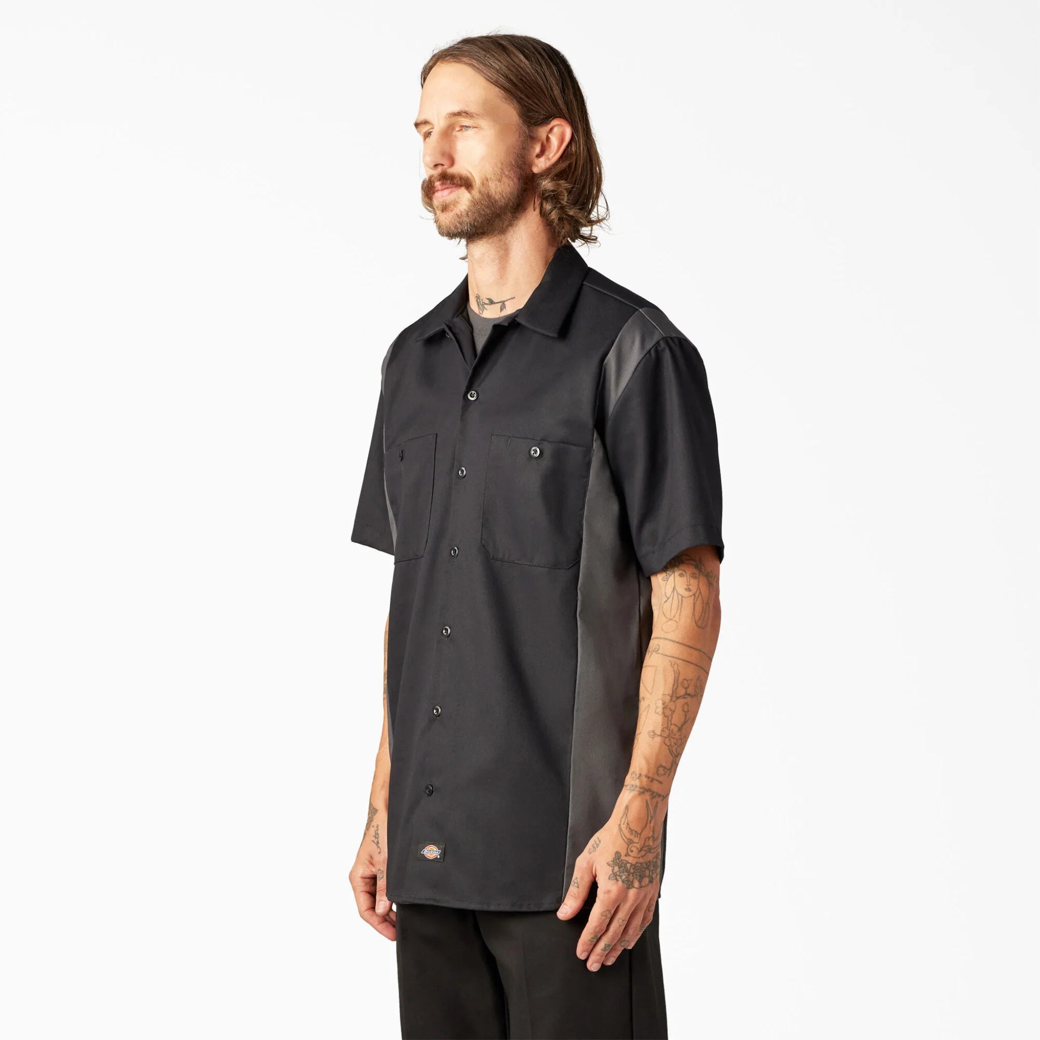 Dickies Two-Tone Short Sleeve Work Shirt (WS508) - Image 2