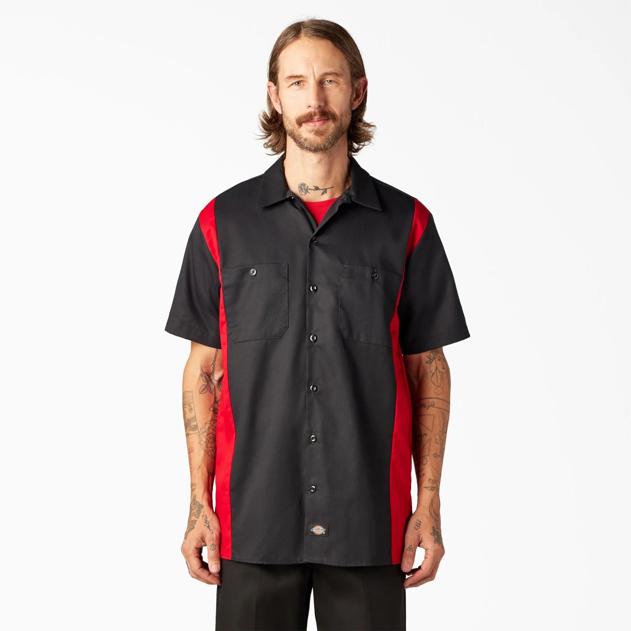 Dickies Two-Tone Short Sleeve Work Shirt (WS508) - Image 4
