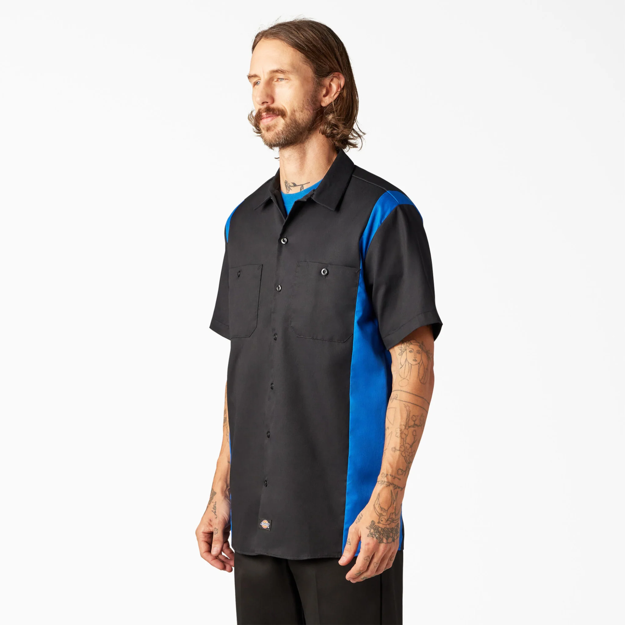 Dickies Two-Tone Short Sleeve Work Shirt (WS508) - Image 8
