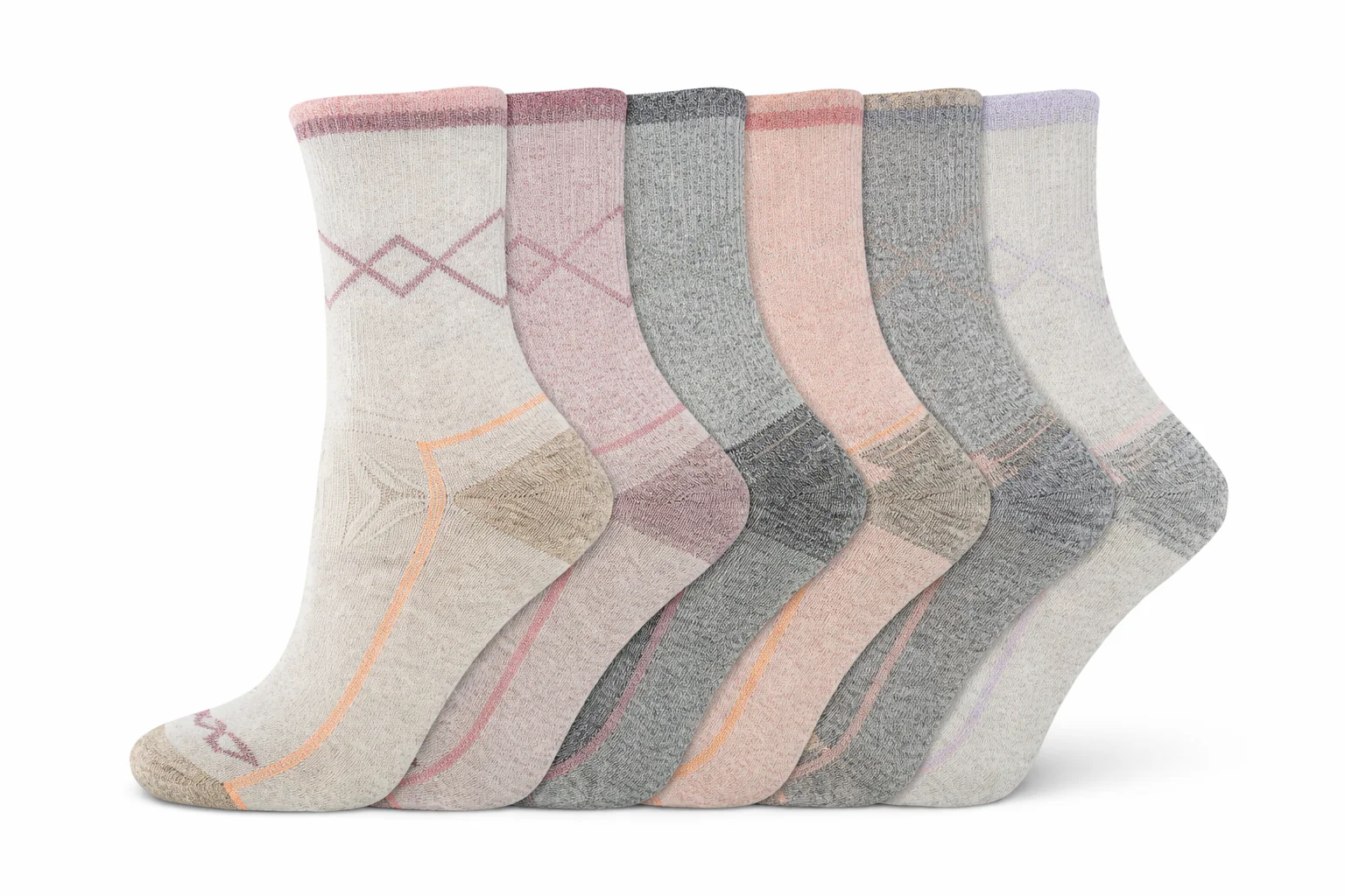 Dickies Women's 6 Packs Dri-Tech Mid Crew Socks, Sizes 6-9 ( I611036 ) - Image 4