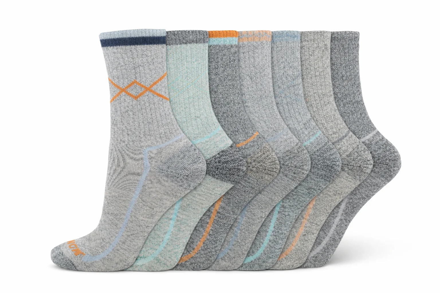 Dickies Women's 6 Packs Dri-Tech Mid Crew Socks, Sizes 6-9 ( I611036 ) - Image 6