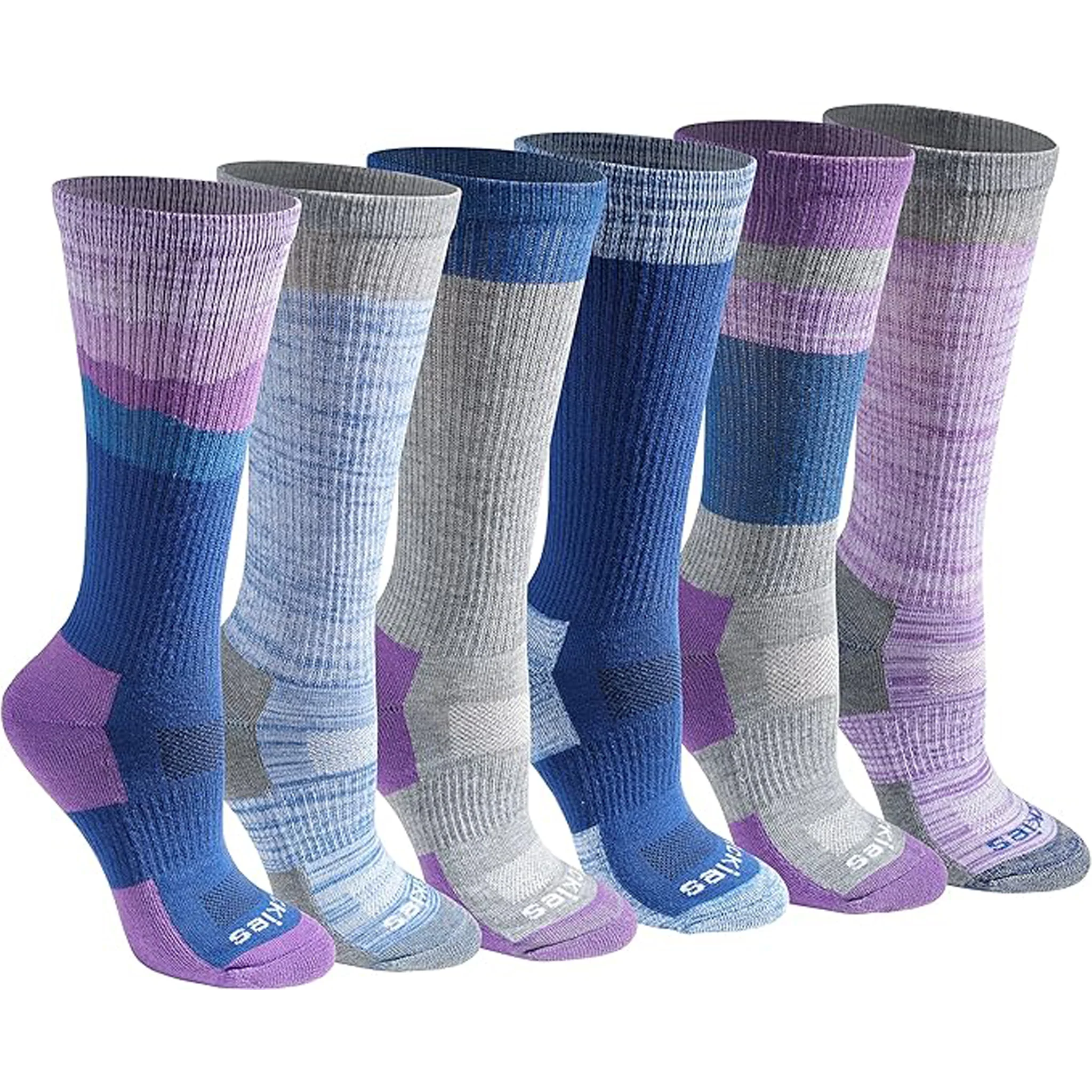 Dickies Women's 6 Packs Dri-Tech Moisture Crew Socks, Sizes 6-9 ( I611027 ) - Image 3