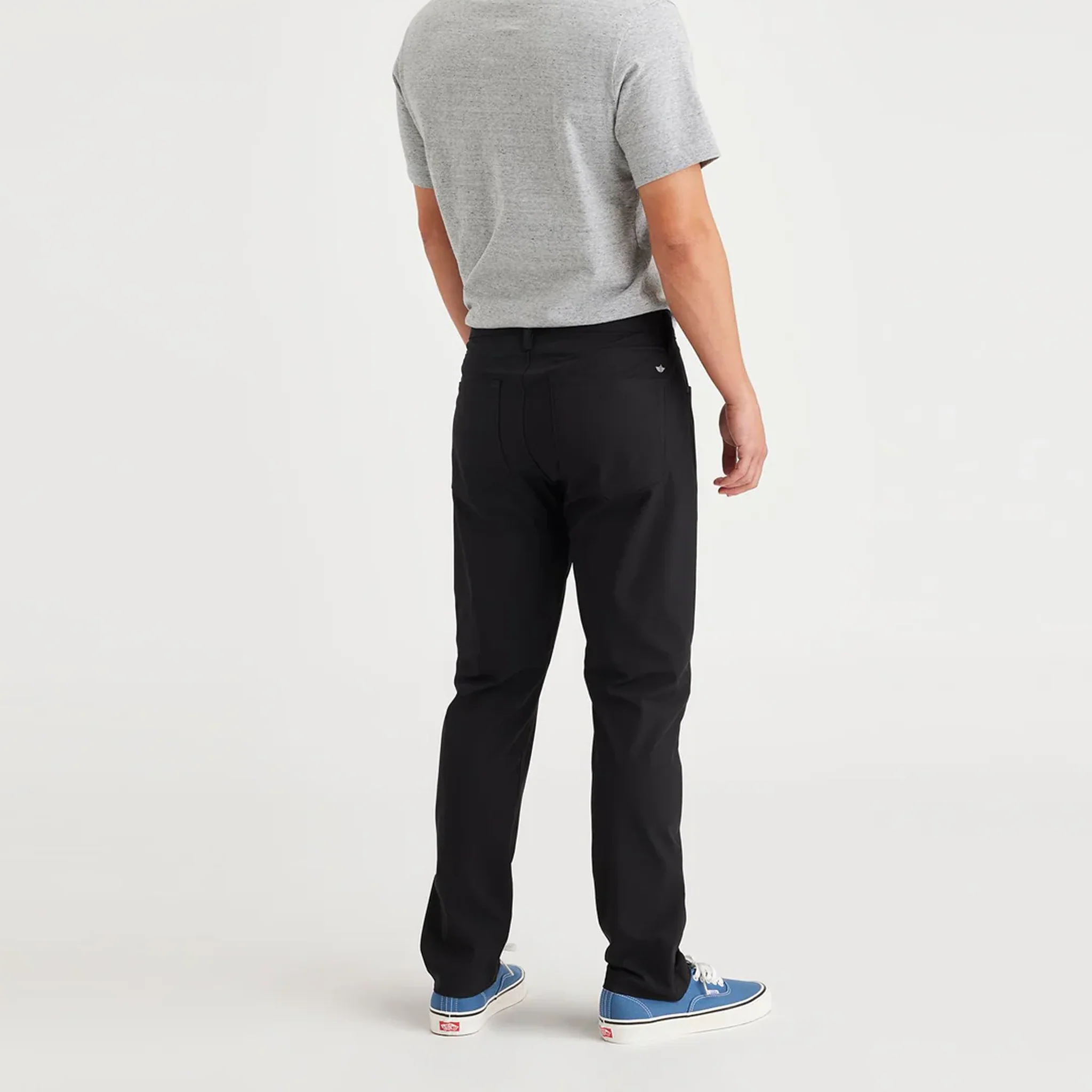 Dockers Modern Khaki Slim Tapered Fit Men's Pants, Black, 30 x 28, Clearance - Image 2