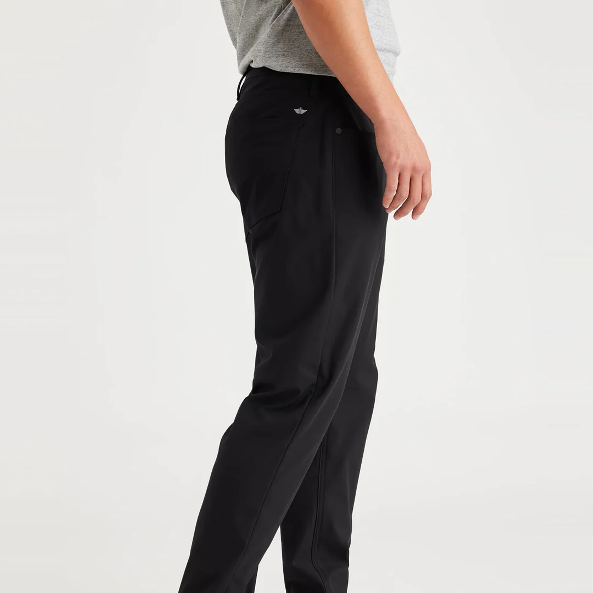 Dockers Modern Khaki Slim Tapered Fit Men's Pants, Black, 30 x 28, Clearance - Image 3