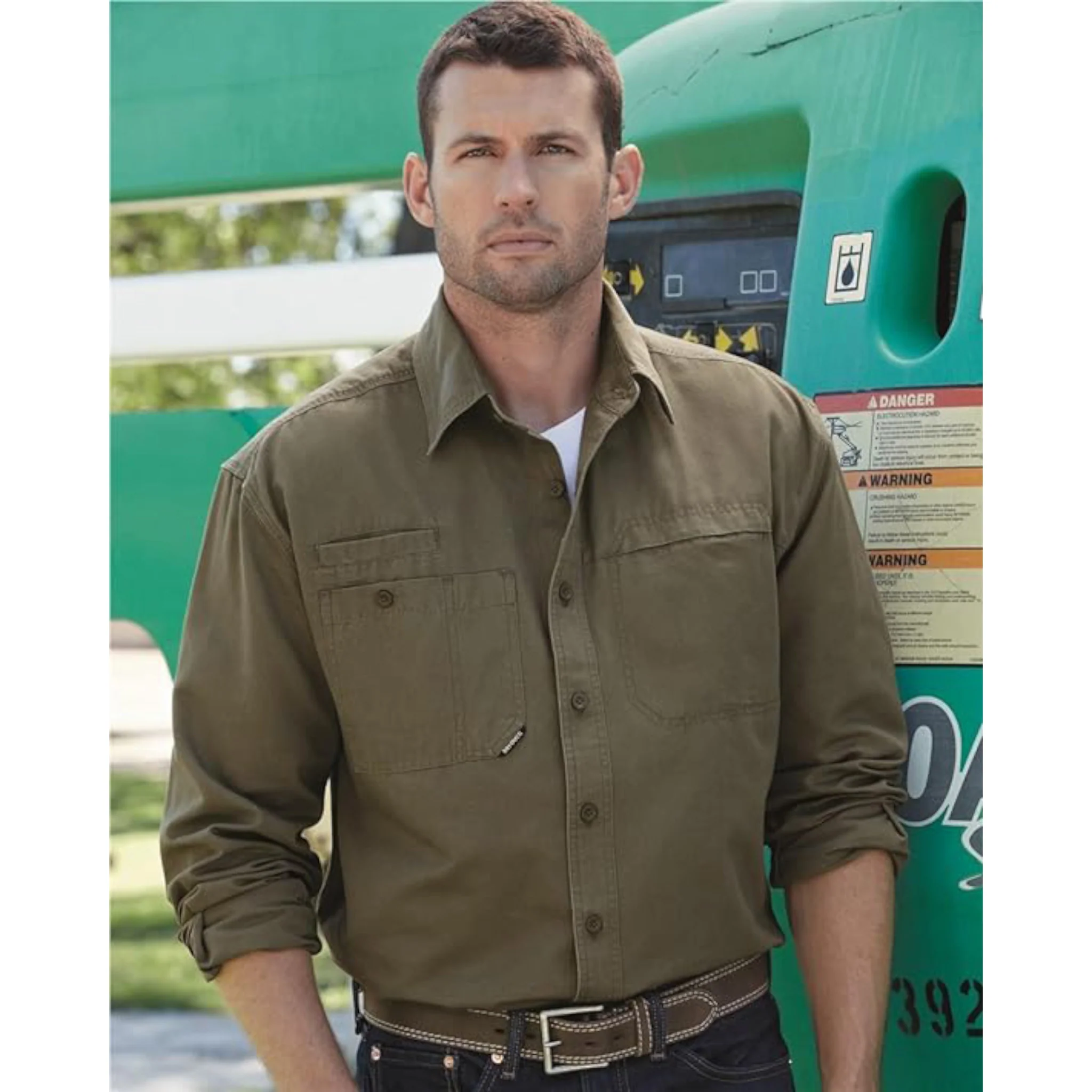 DRI Duck Men's Mason Work Shirt - Clearance - Image 8