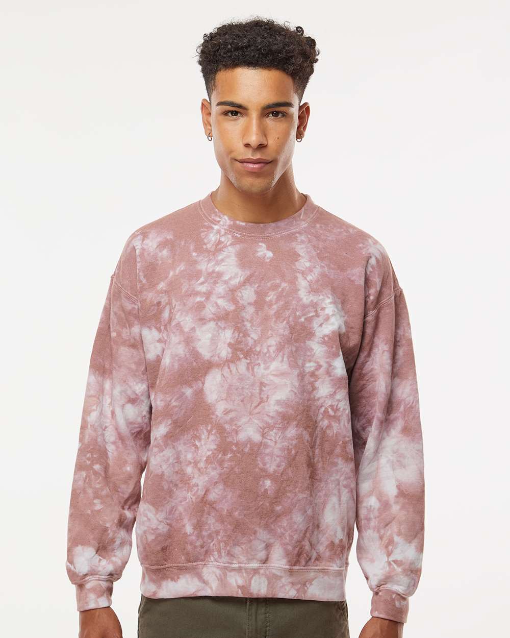 Dyenomite Blended Tie-Dyed Crewneck Sweatshirt - Image 3