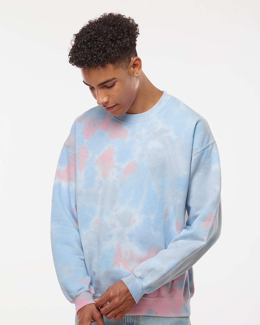 Dyenomite Blended Tie-Dyed Crewneck Sweatshirt - Image 4