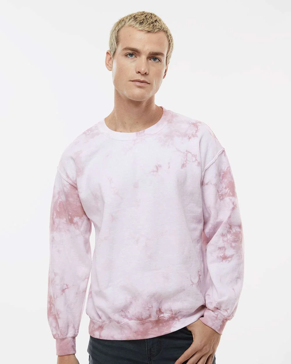 Dyenomite Blended Tie-Dyed Crewneck Sweatshirt - Image 5