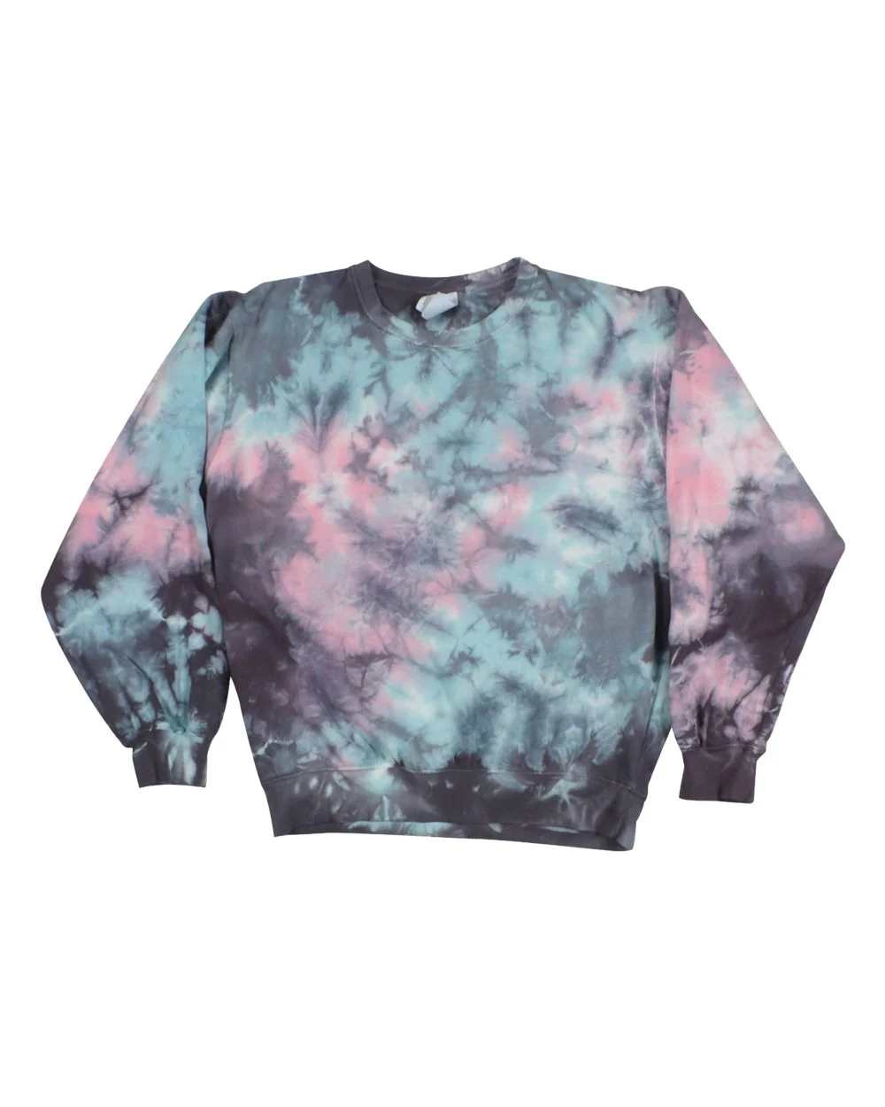 Dyenomite Premium Tie-Dyed Crewneck Sweatshirt - Image 2