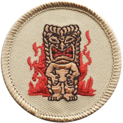 Flaming Tiki Patrol Patch