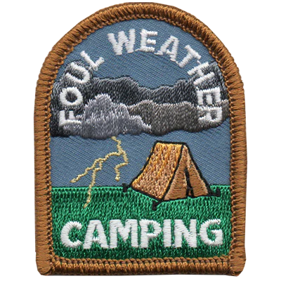 Foul Weather Camping Patch